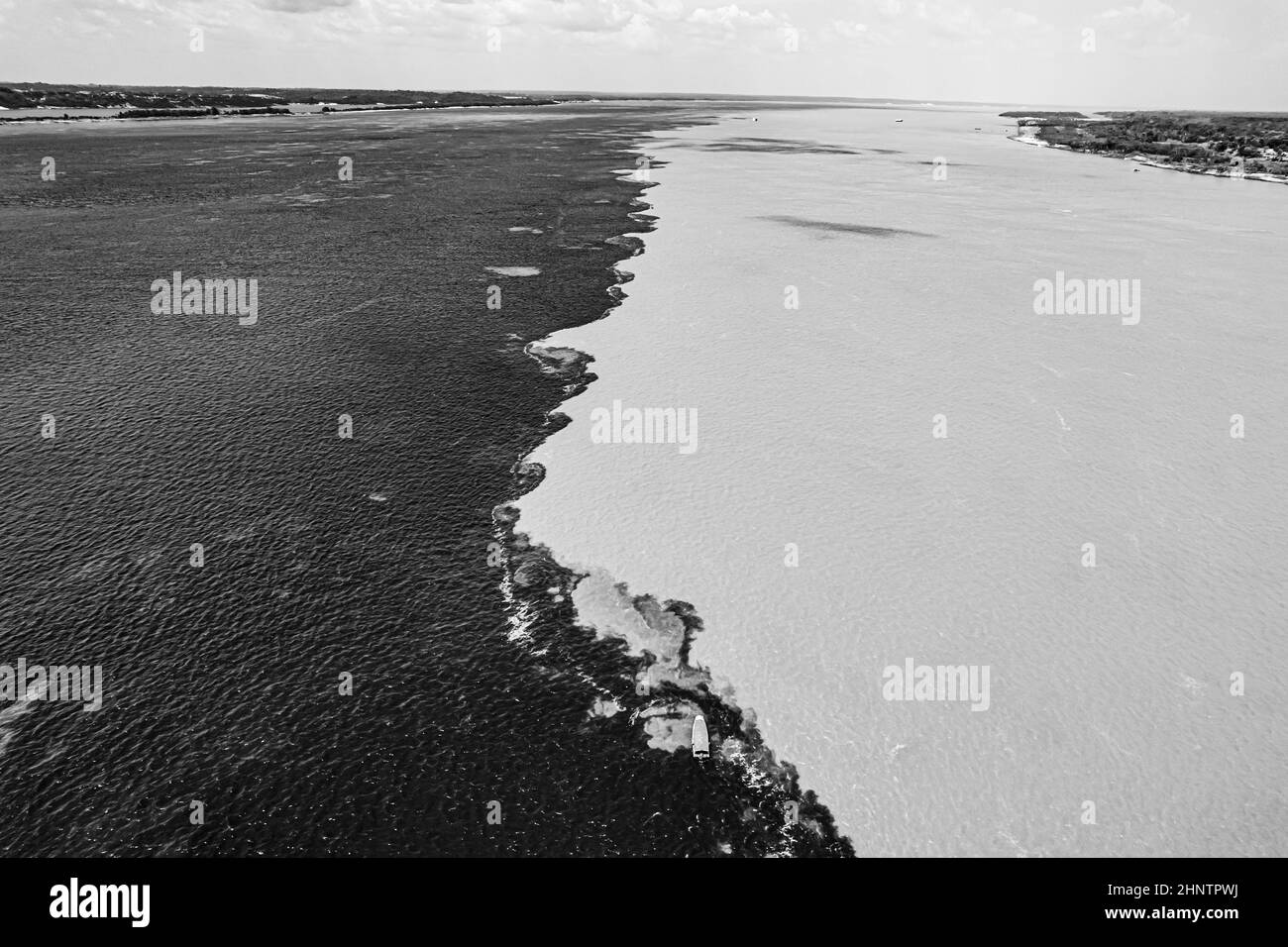 Wedding rivers on the Amazon. Rio Negro, Brazil Stock Photo - Alamy
