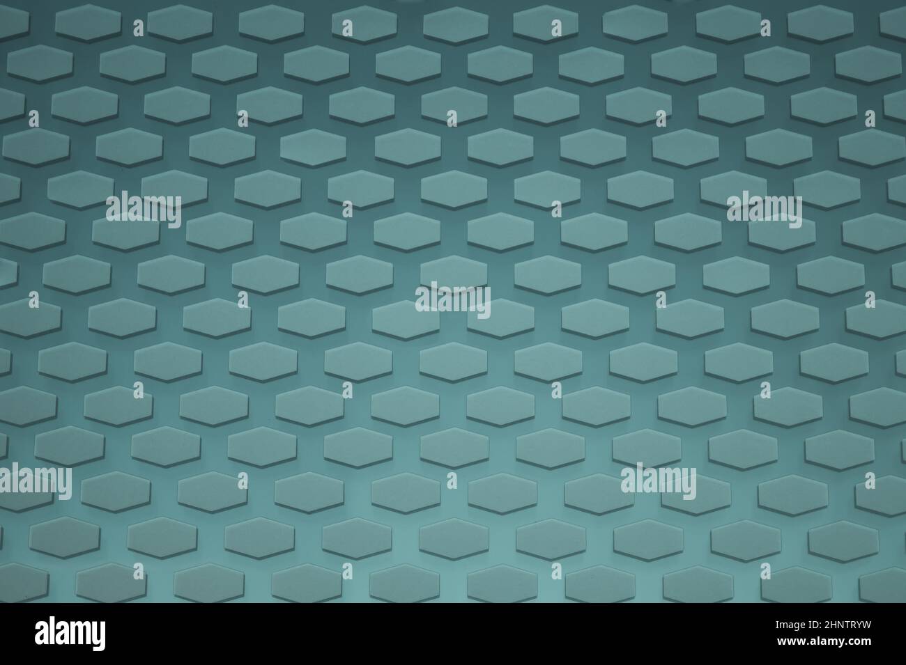 Hexagon pattern. geometric background. hexagonal grid. abstract turquoise texture with hex mesh Stock Photo