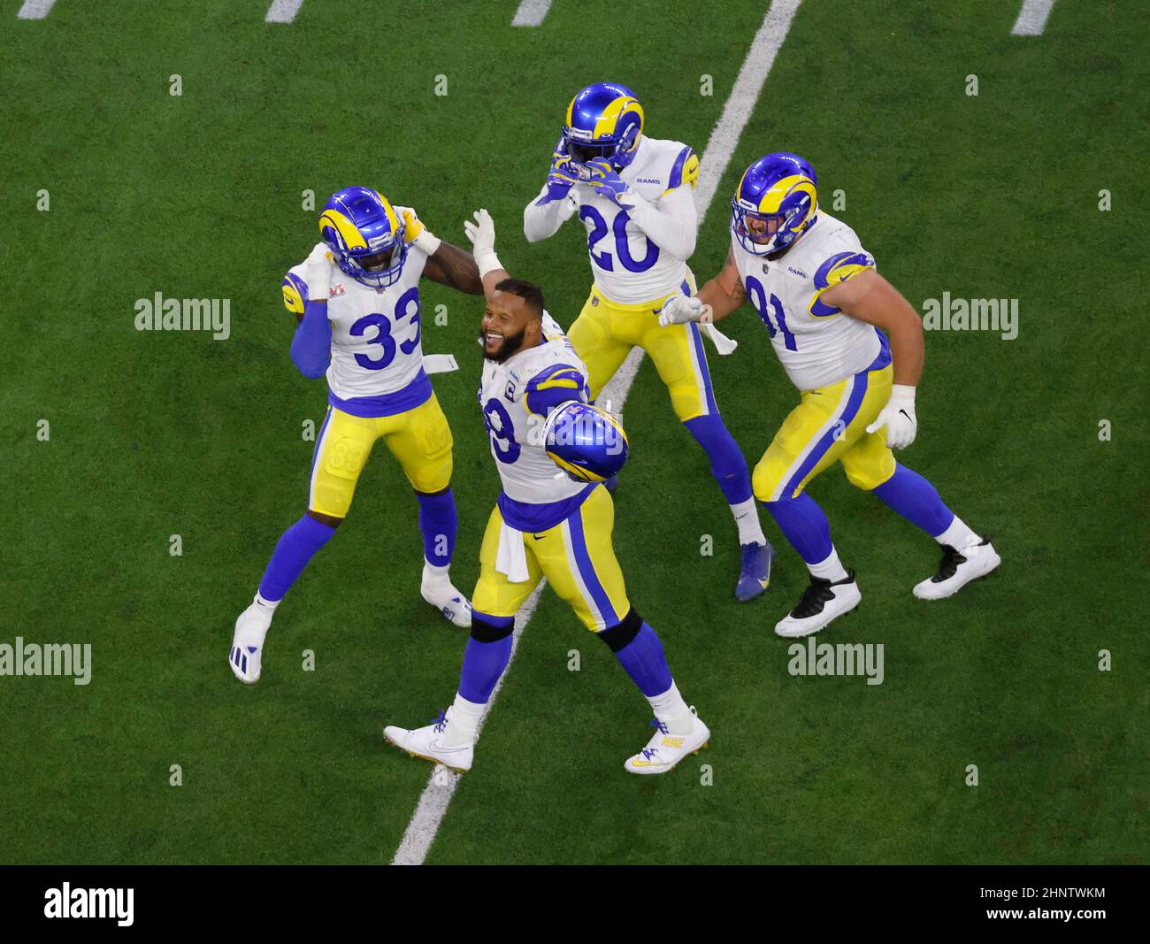 Cincinnati Bengals quarterback Joe Burrow (9) drops back to pass against  the Los Angeles Rams in Super Bowl 56, Sunday, Feb. 13, 2022 in Inglewood,  Calif. (AP Photo/Steve Luciano Stock Photo - Alamy