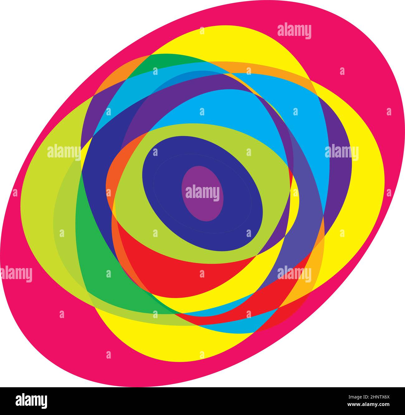 Abstract random circles geometric circular element - stock vector ...