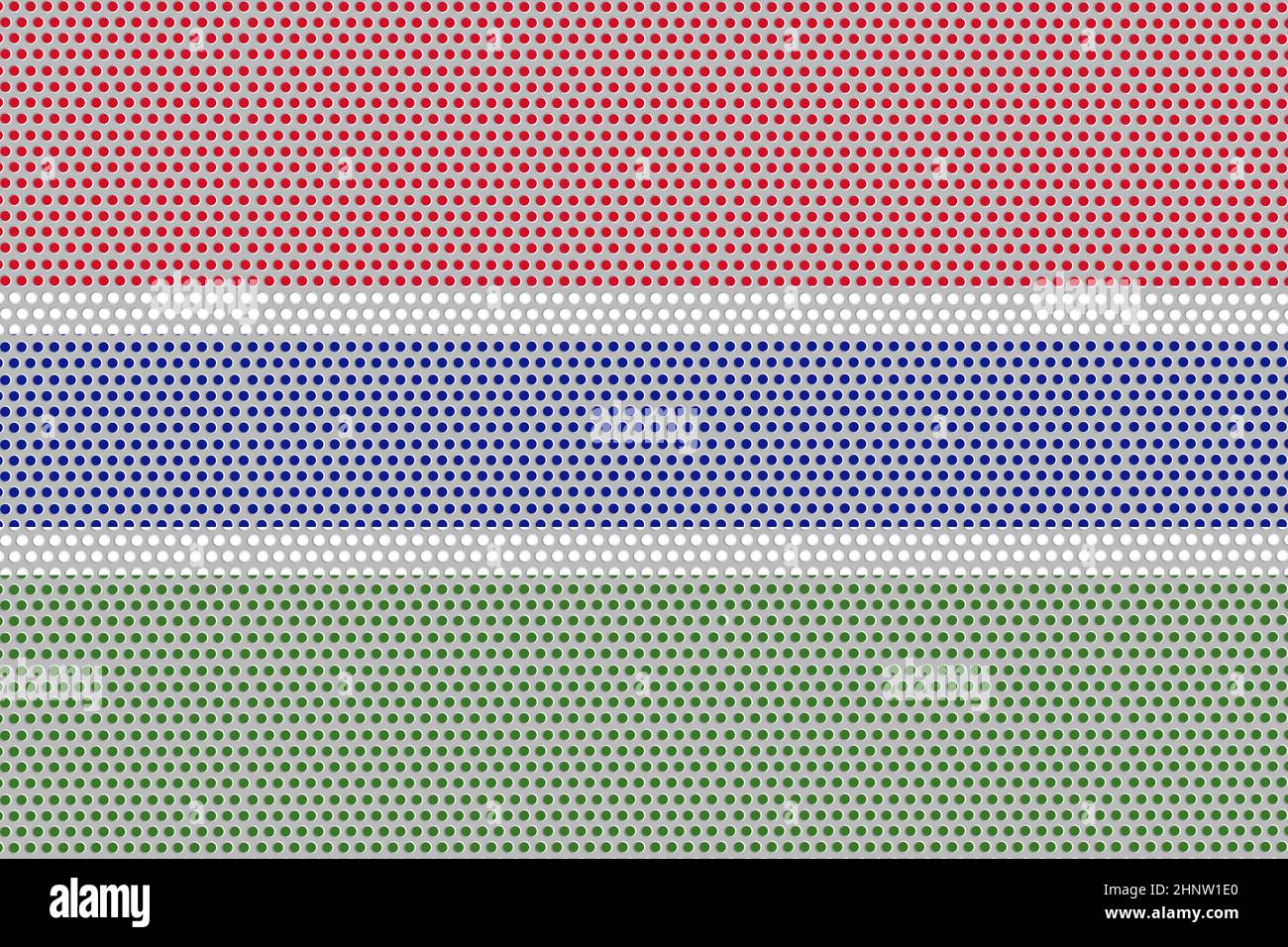 3D Flag of Gambia on a metal wall background Stock Photo - Alamy