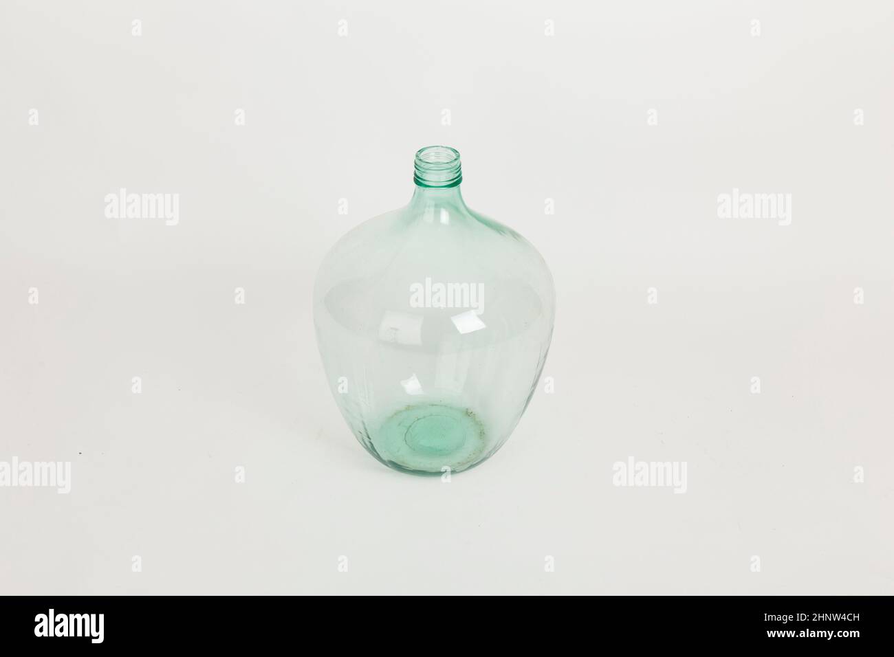 glass balloon for homemade fermentation of cider Stock Photo Alamy