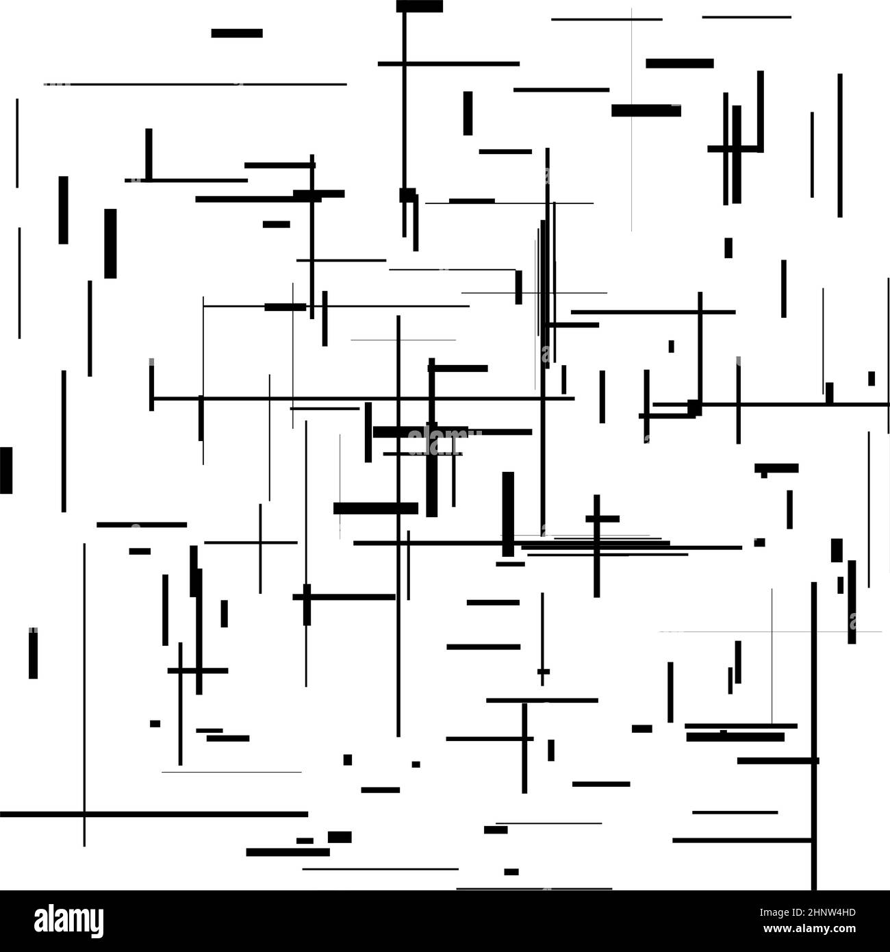 Random, chaotic grid, mesh pattern, geometric texture with random lines ...