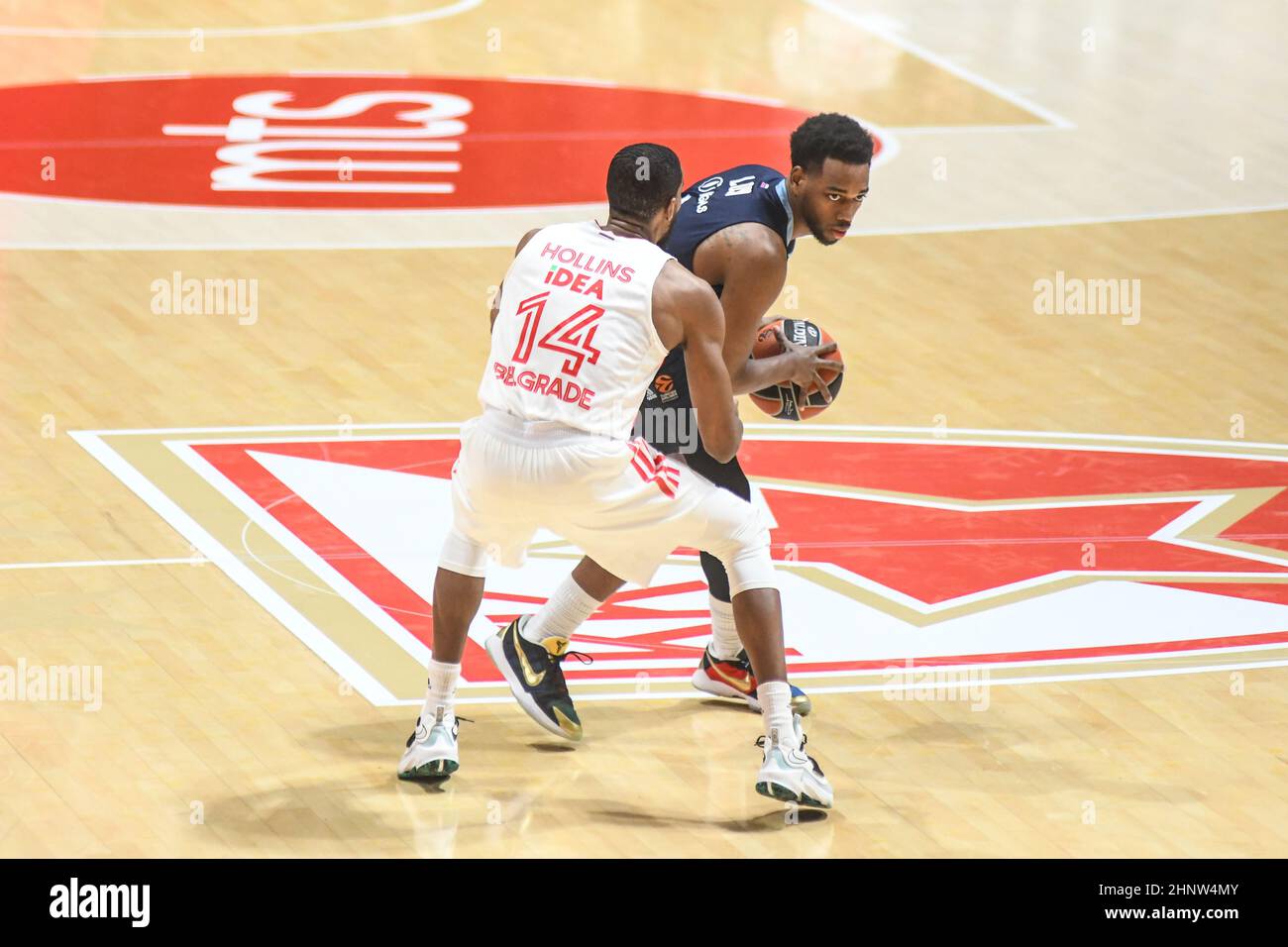 Jordan Lloyd (Zenit) against Red Star (Belgrade). Euroleage Basketball 2021-22 Stock Photo