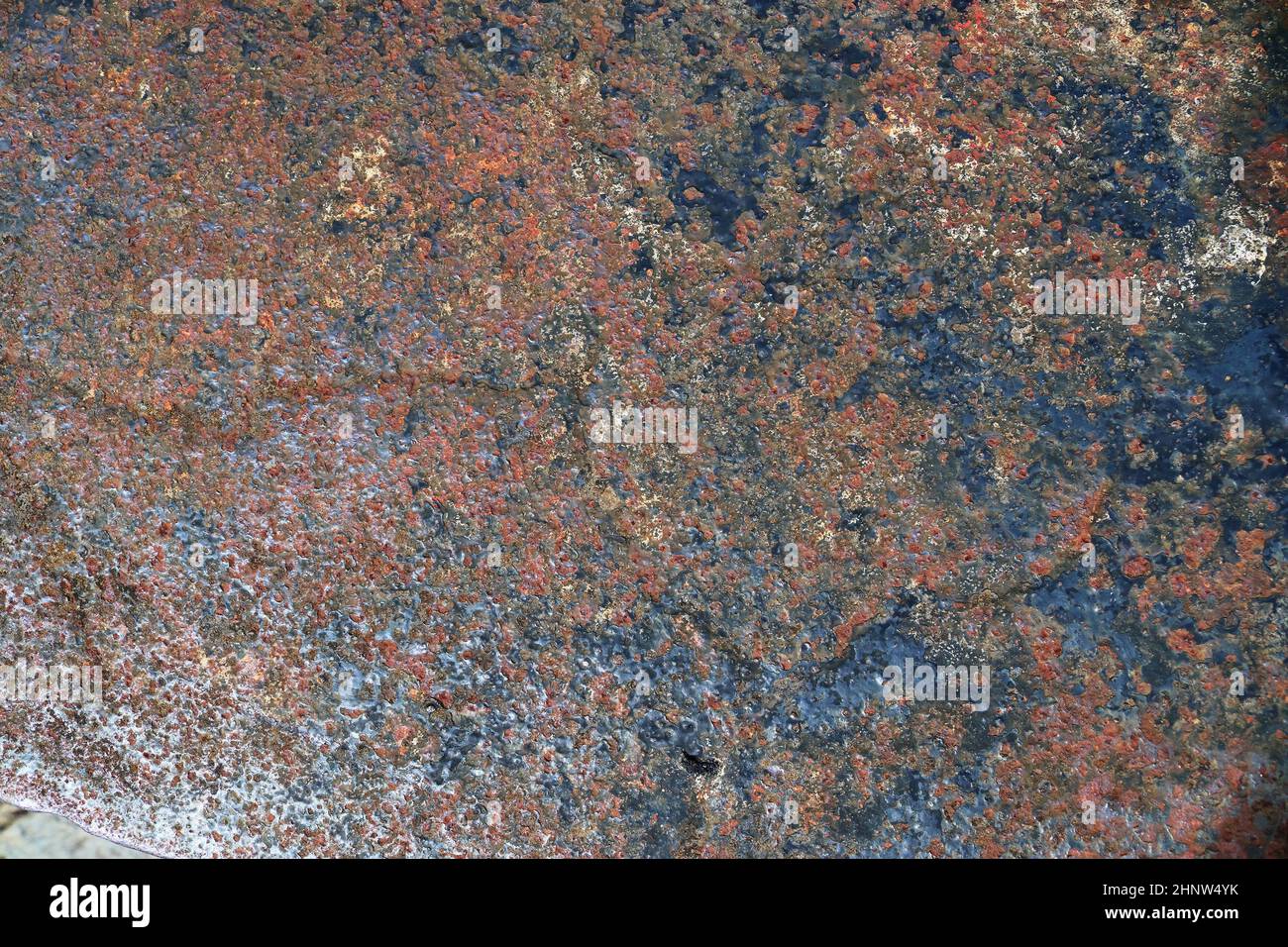 Detailed close up surface of rusty metal and steel with lots of ...