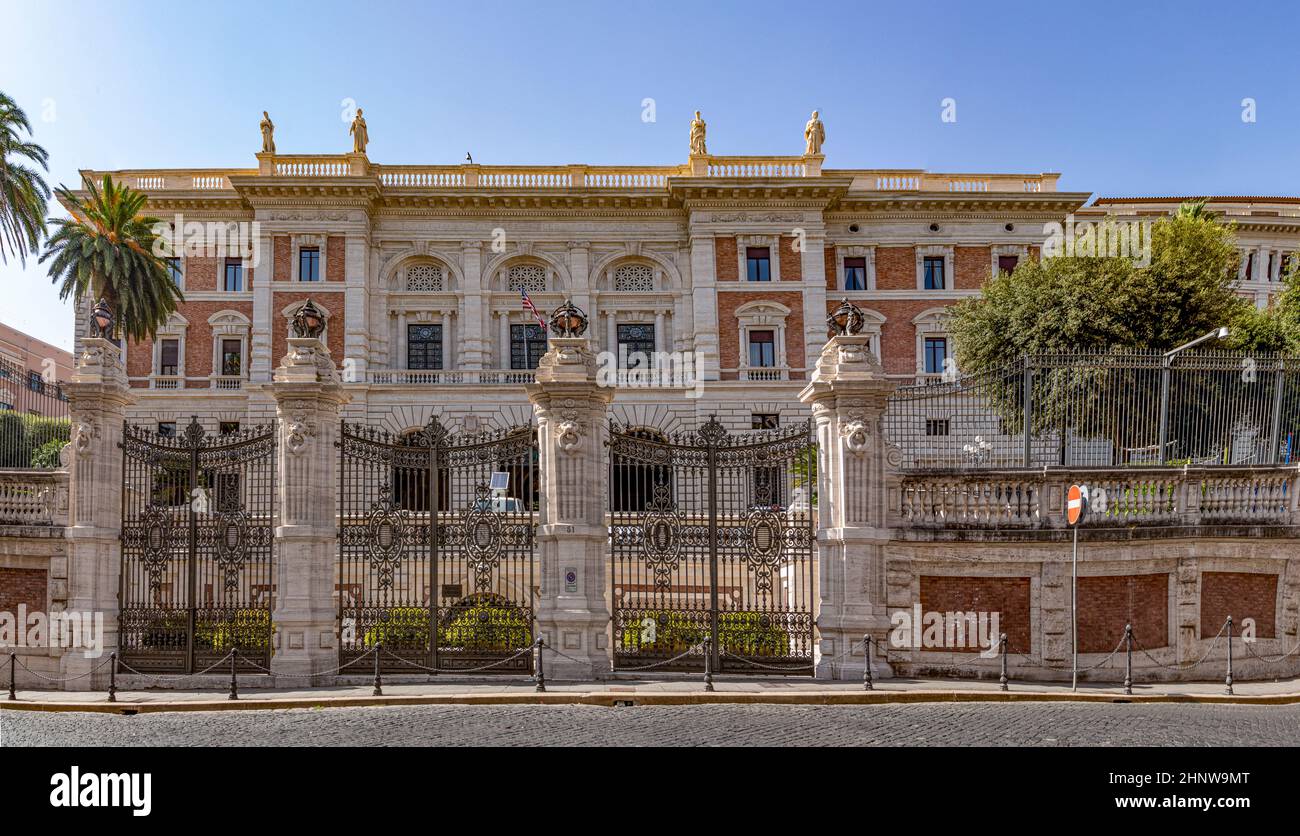 American embassy rome italy hi-res stock photography and images - Alamy