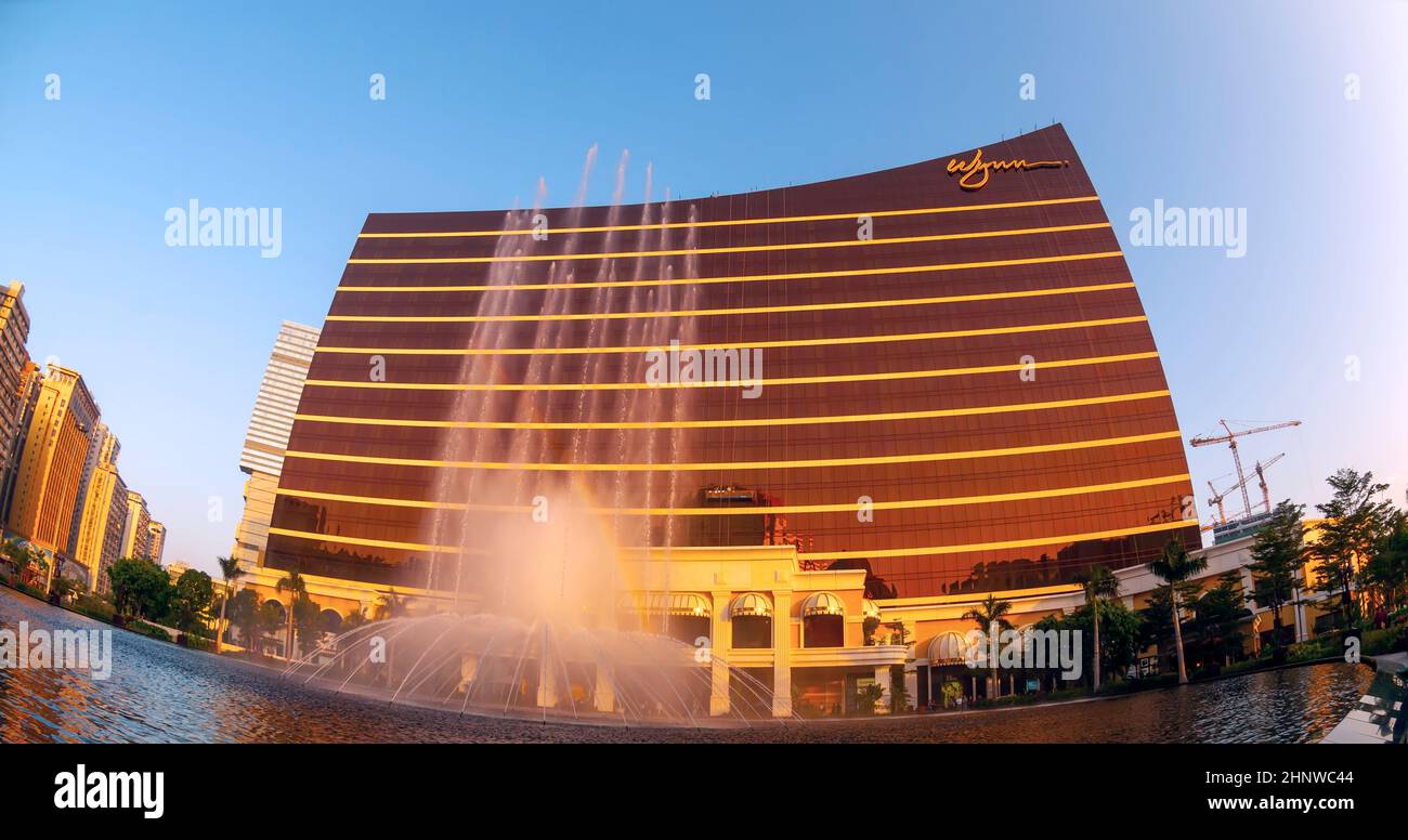 The Wynn casino and hotel, Macau, China. Stock Photo
