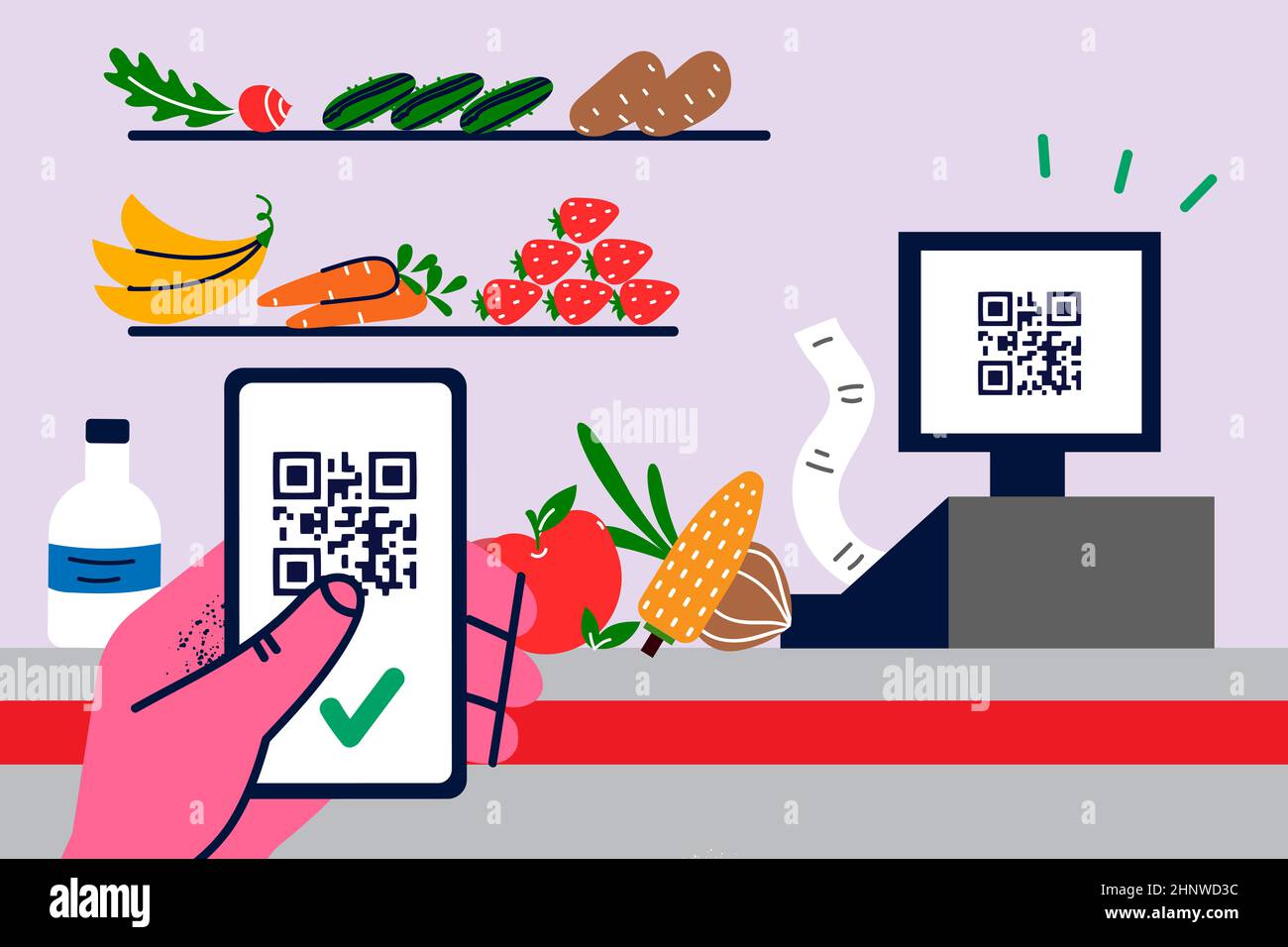 Food delivery online service concept. Human hand holding smartphone ...