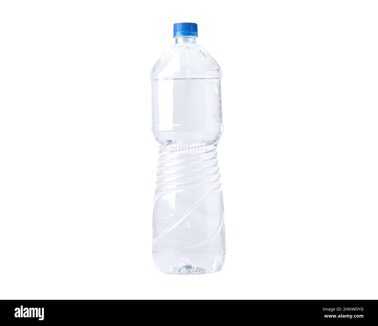 Plastic water bottle isolated on white background with clipping path ...