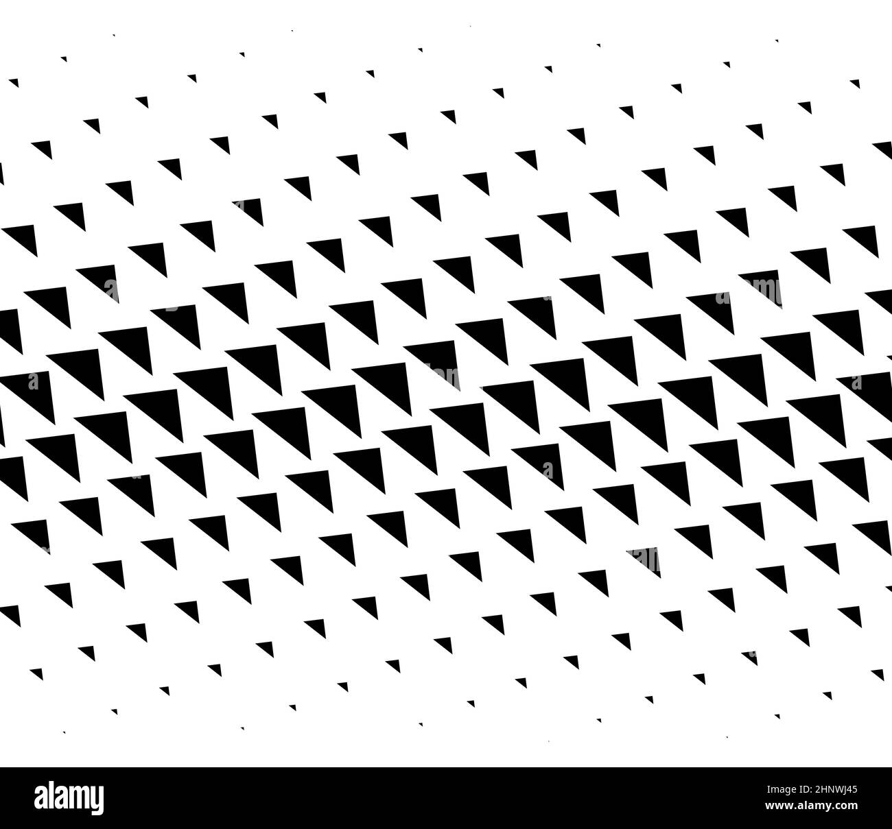 Triangle halftone texture, pattern. Geometric, angular vector design ...