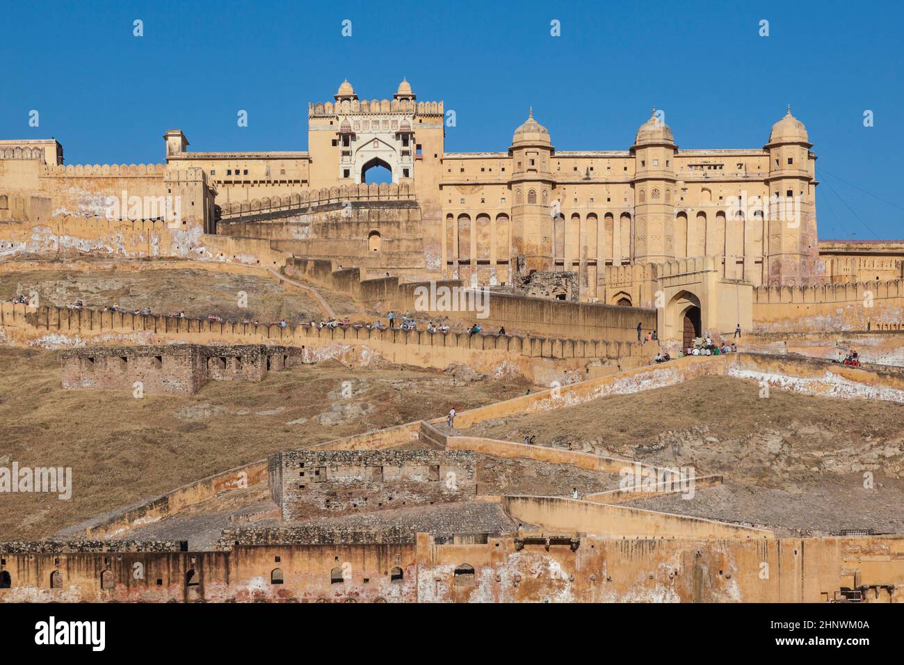 Glass palace amber fort jaipur hi-res stock photography and images - Alamy