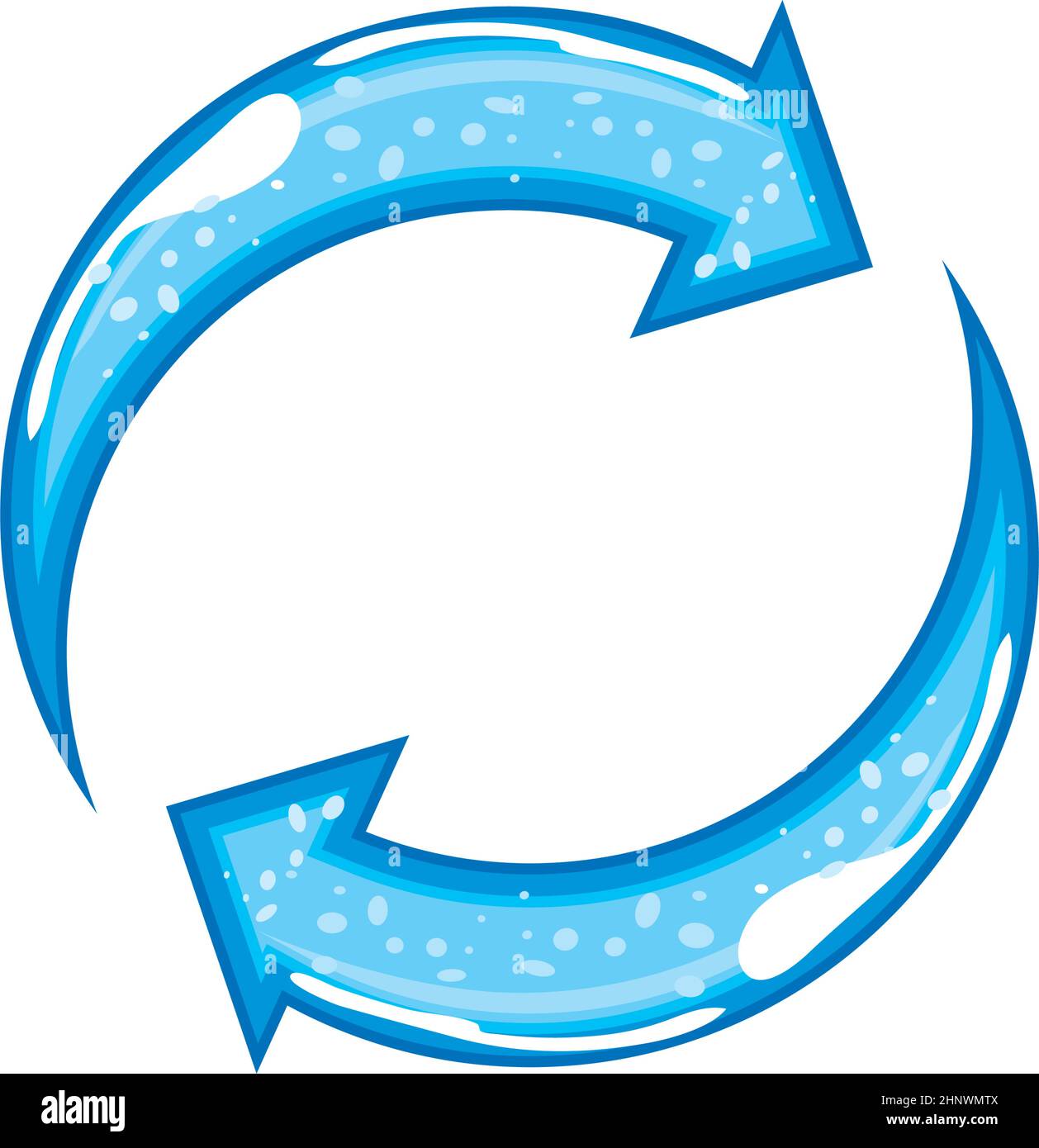 water shape arrows Stock Vector Image & Art - Alamy