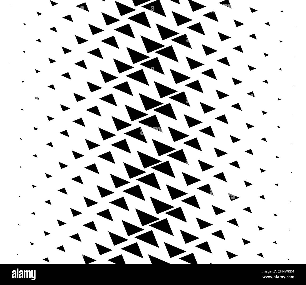 Triangle halftone texture, pattern. Geometric, angular vector design ...