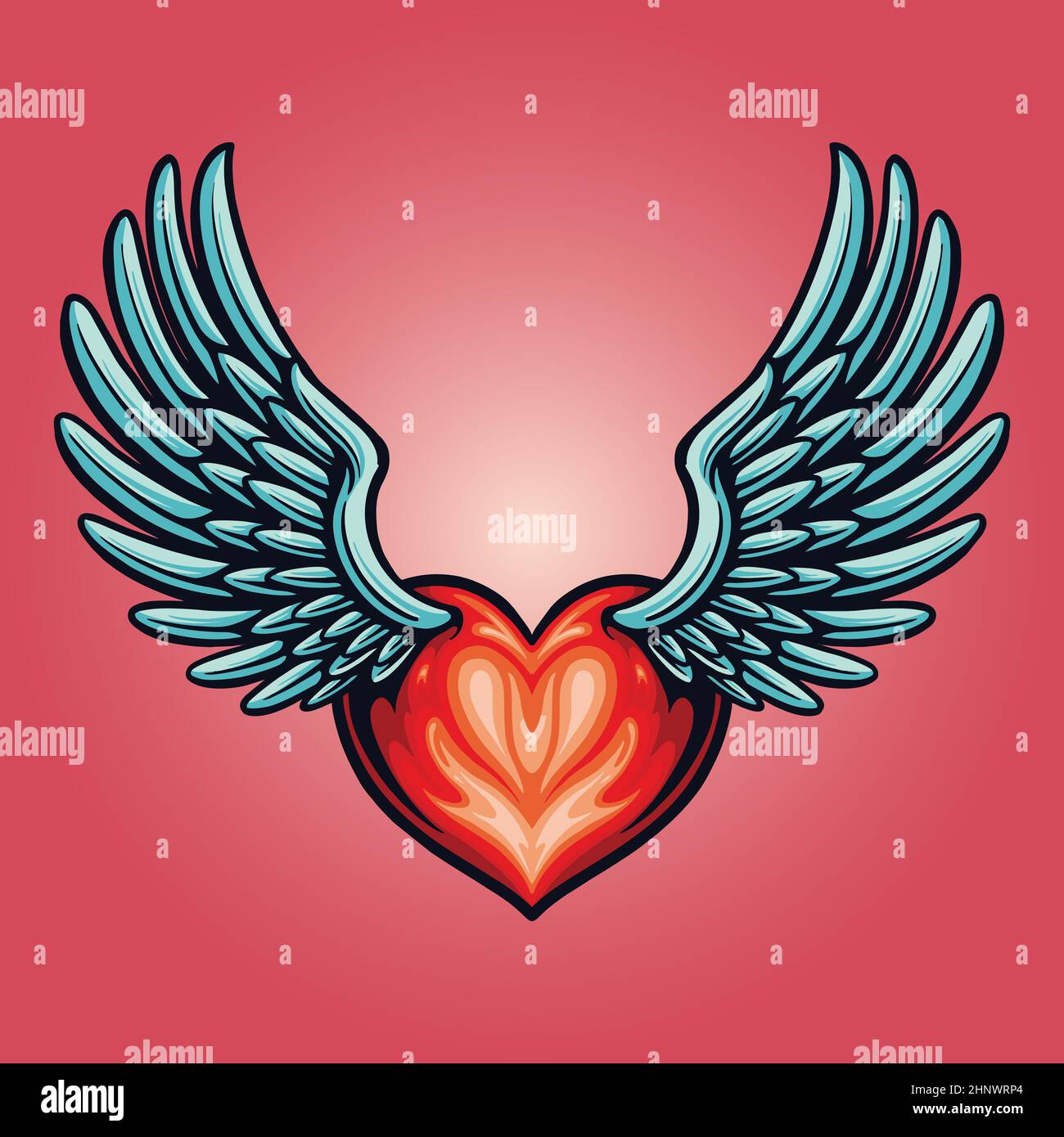 Heart Cute Colorfull Valentine Vector illustrations for your work Logo