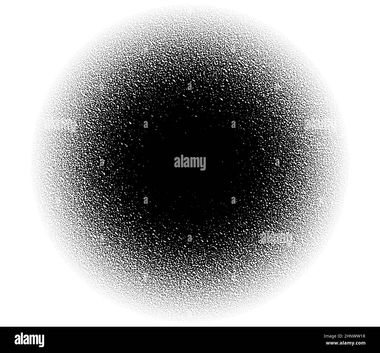 Random circles, dots halftone pattern. Pointillist, pointillism background. Stipple and stipping dotted texture Stock Vector
