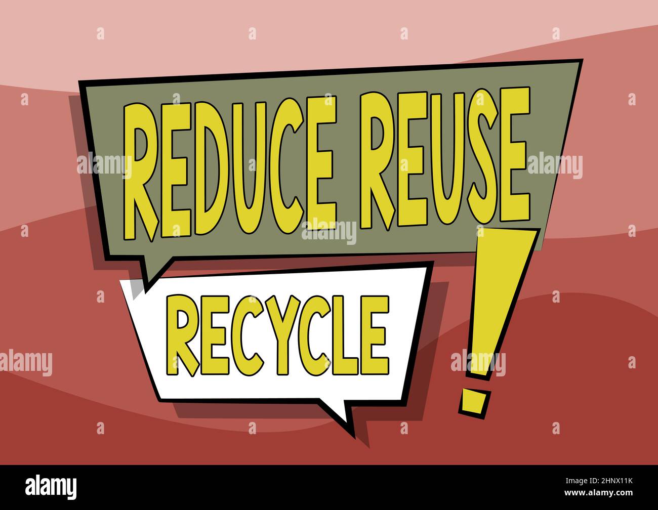 Conceptual display Reduce Reuse Recycle, Business idea ...