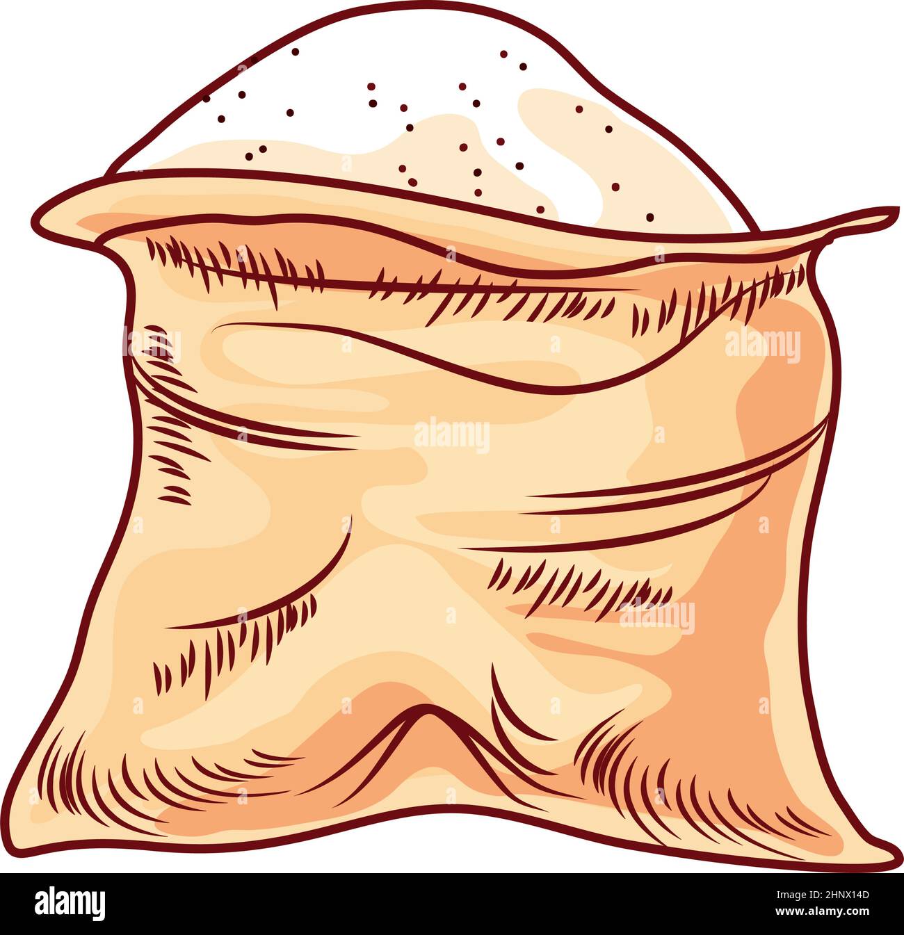 sack of flour Stock Vector Image & Art - Alamy