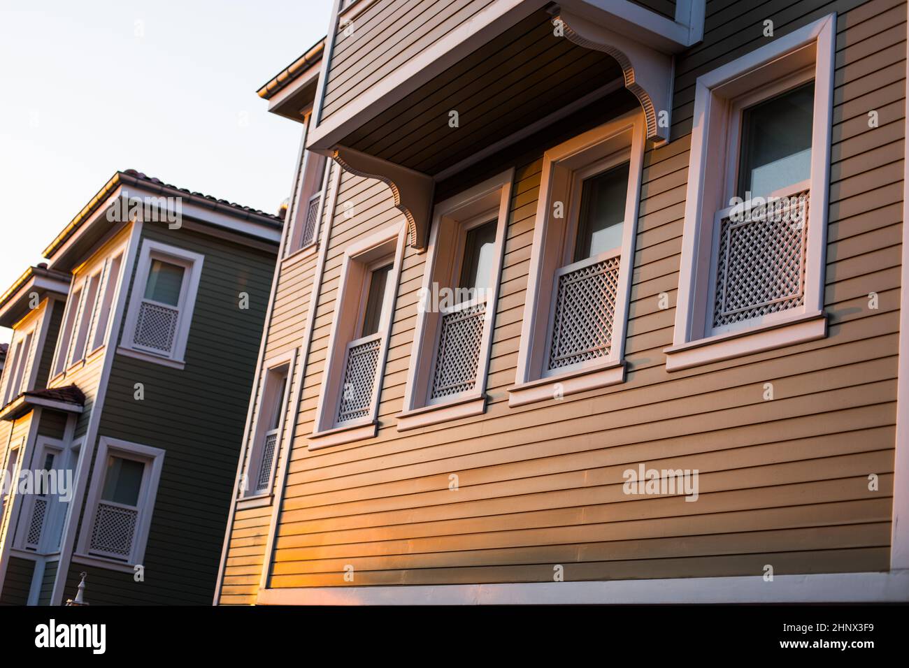 Traditional wooden turkish houses hi-res stock photography and images ...