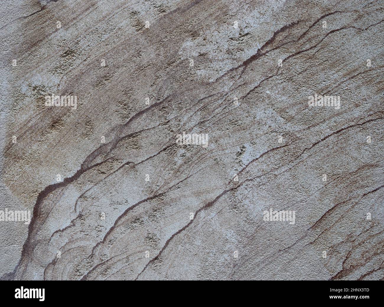 Detailed view on aged concrete walls fronm different modern and ...