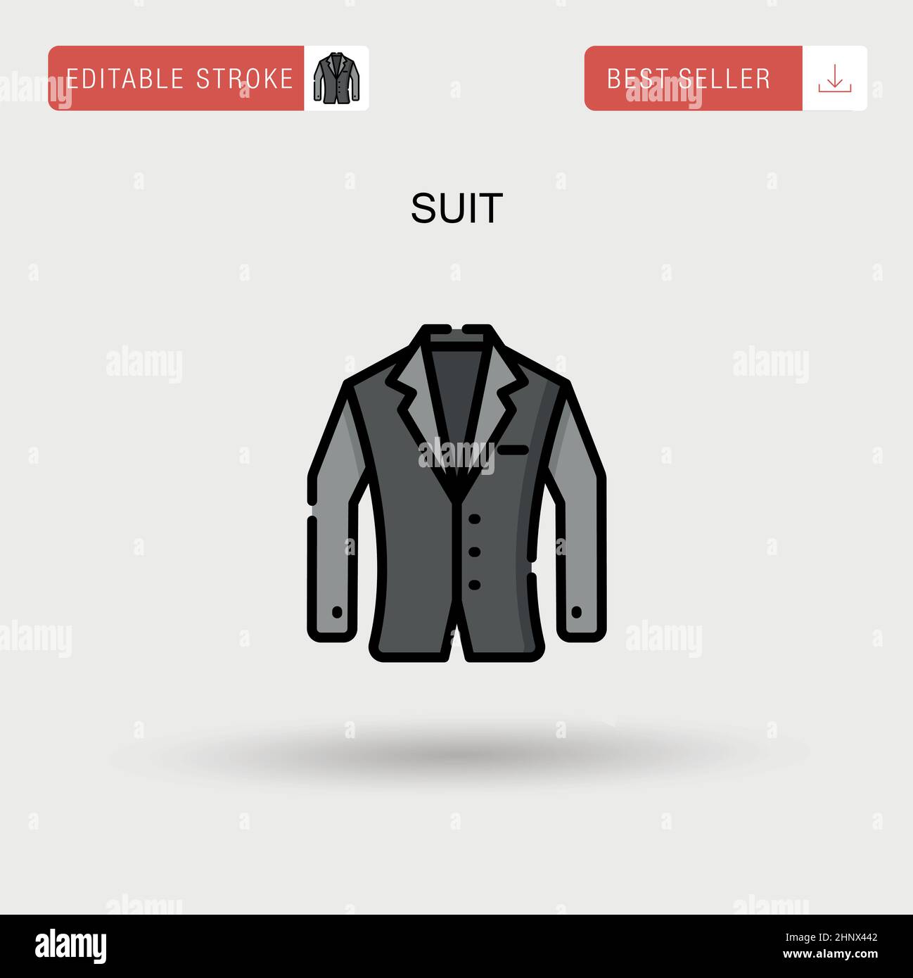 Businessman wearing suit looking Stock Vector Images - Alamy