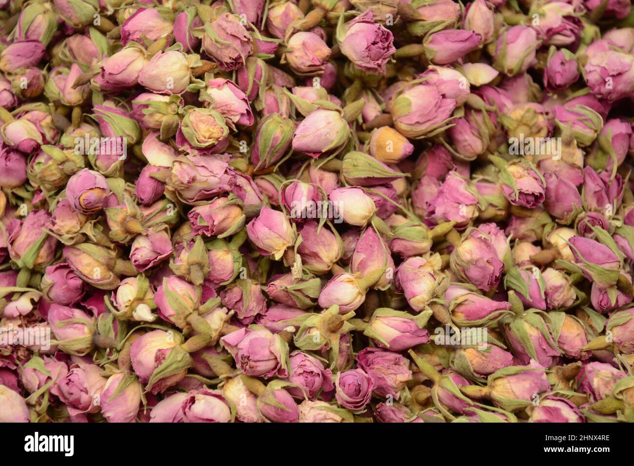Roses for tea. Species, ingredients tea flowers in the street market of