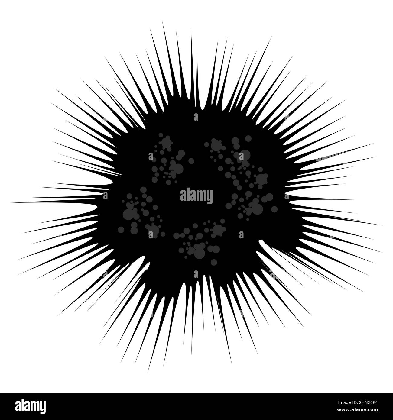 Explode Flash, Cartoon Explosion, Star Burst Isolated on White ...