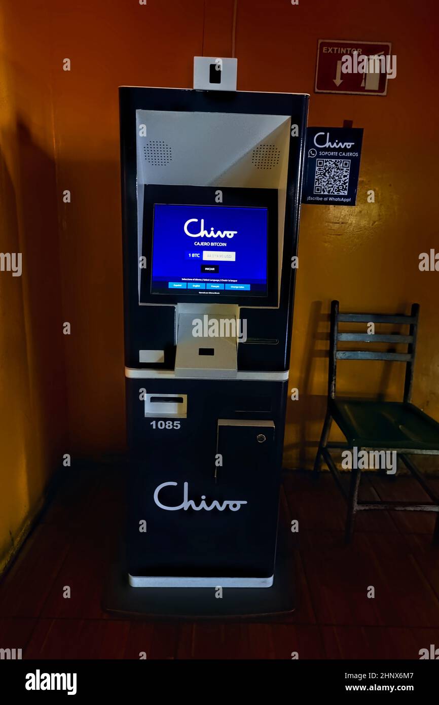 El salvador bitcoin atm hi-res stock photography and images - Alamy