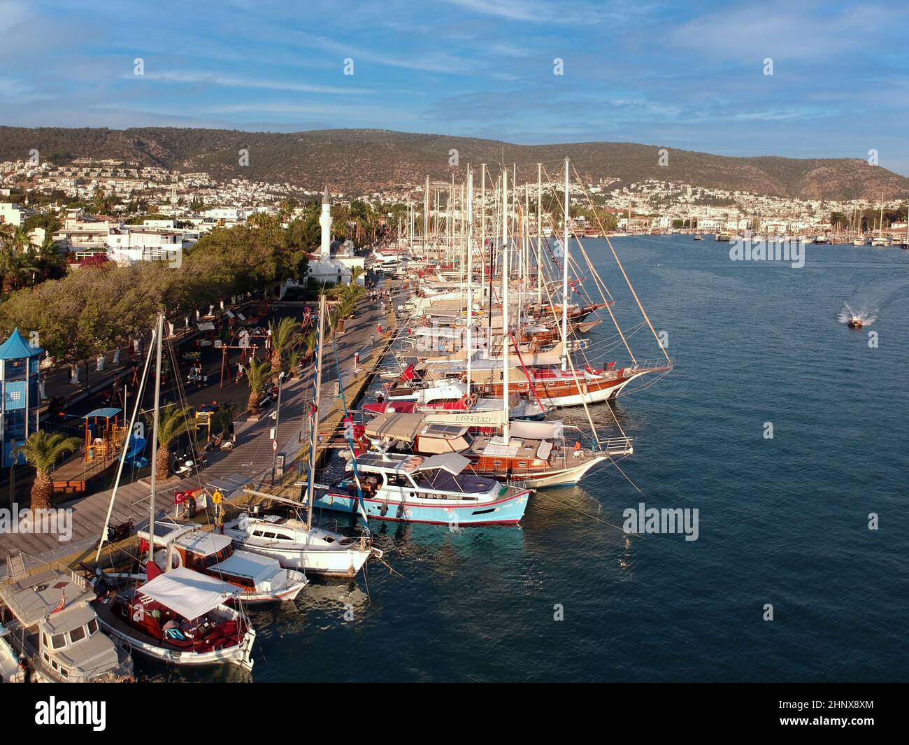 Jachthafen in Bodrum, Türkei Stock Photo