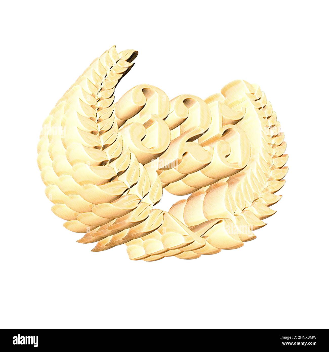 3d number 325 hi-res stock photography and images - Alamy