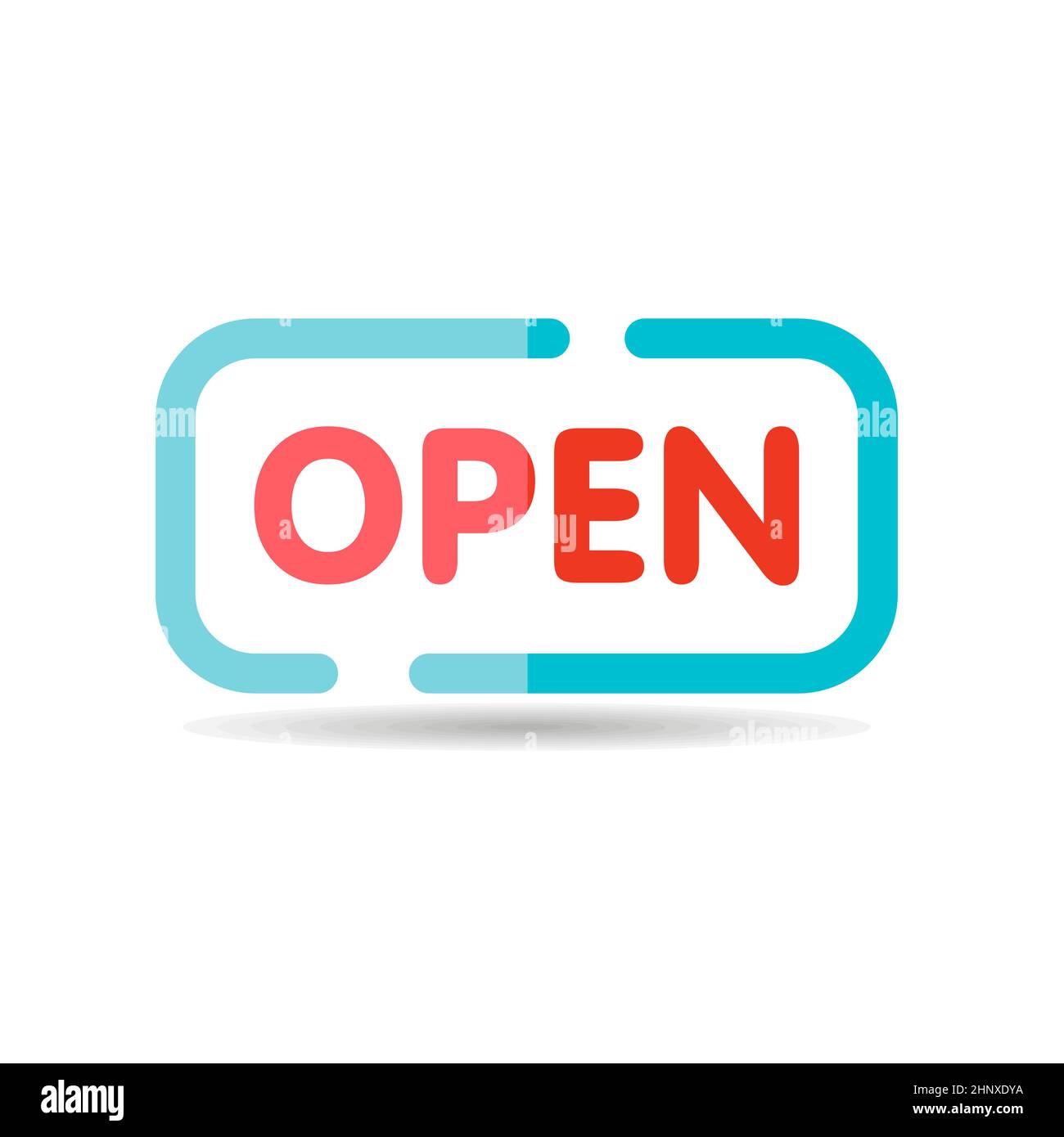Open Vector icon. E-commerce sign. Graph symbol for your web site ...
