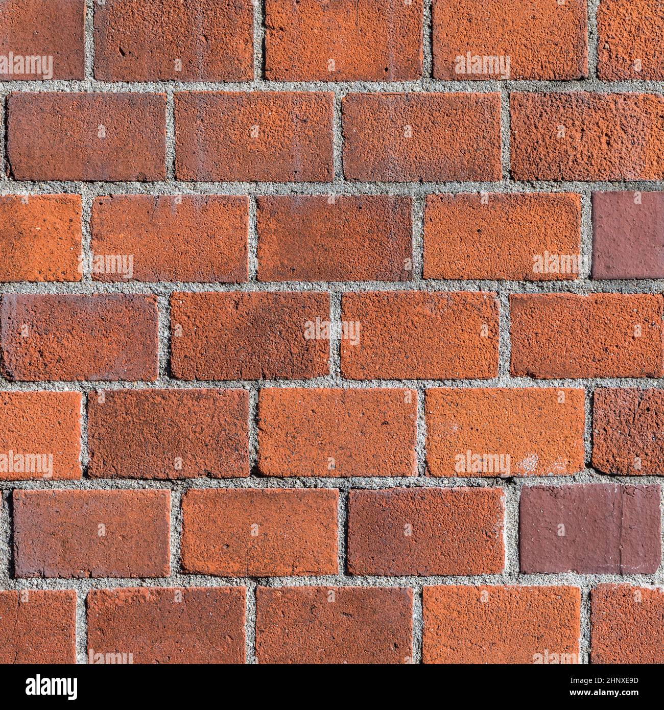 pattern of old brick wall gives a harmonic background Stock Photo