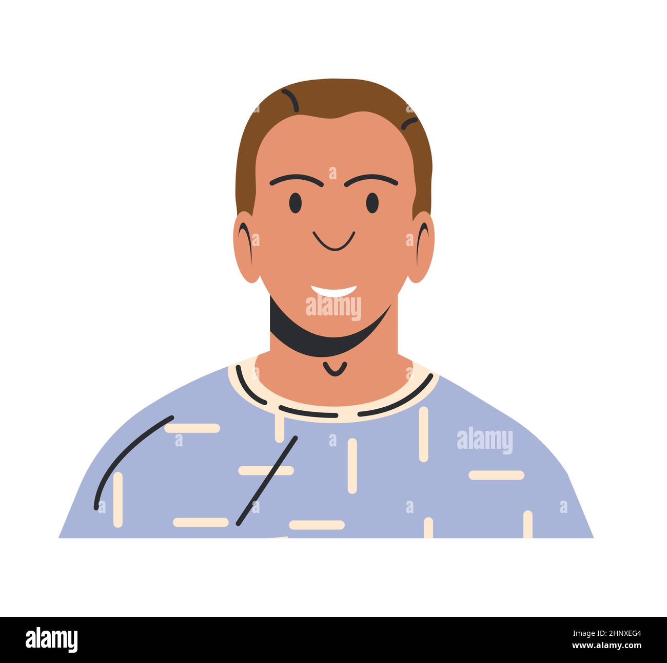 Happy Man in Casual Clothes Isolated Stock Vector Image & Art - Alamy