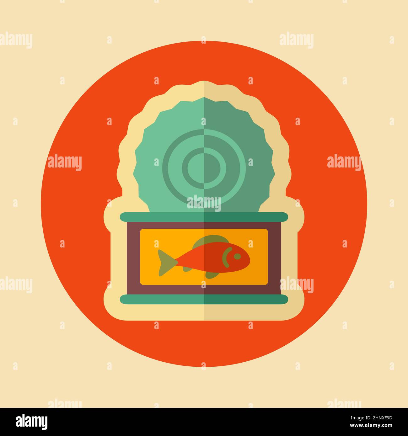 Fish preserves icon. Farm animal sign. Graph symbol for your web site ...