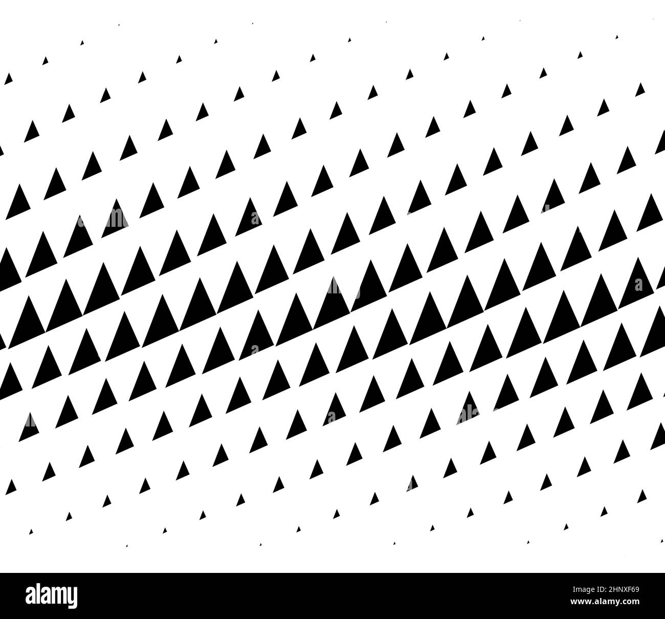 Triangle halftone texture, pattern. Geometric, angular vector design ...