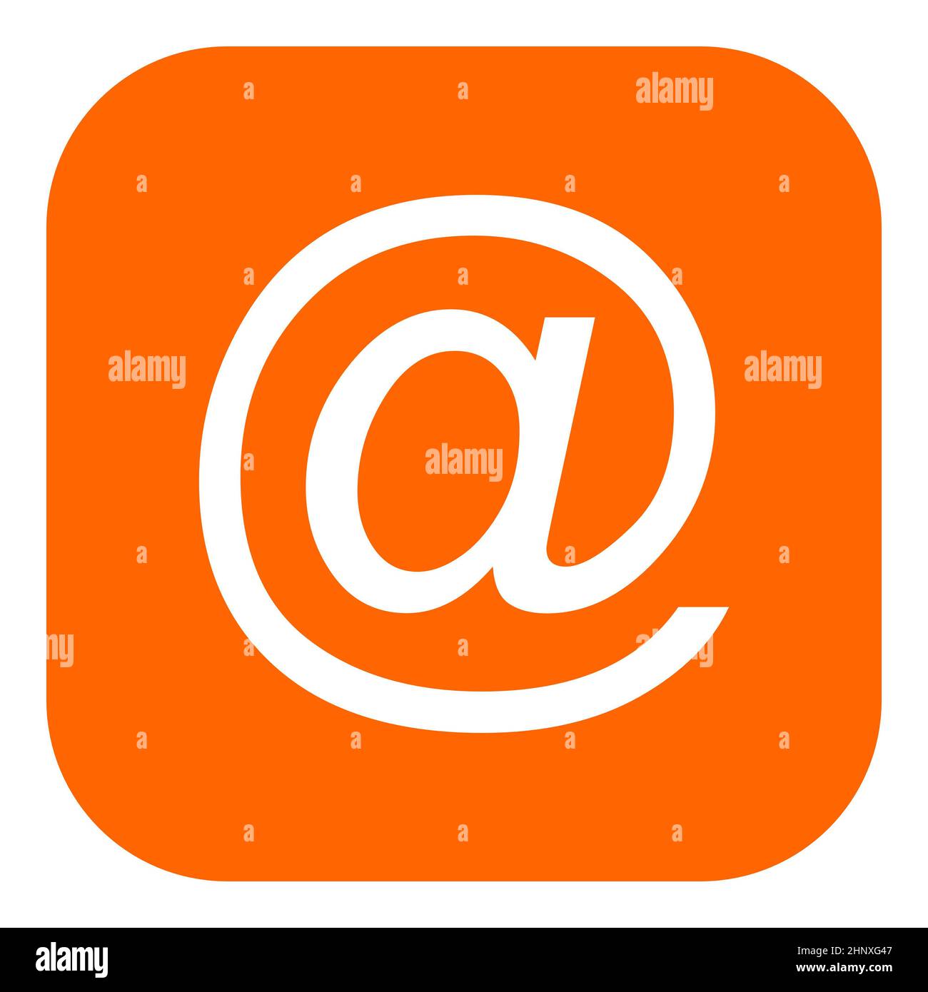 E-mail symbol and app icon Stock Photo