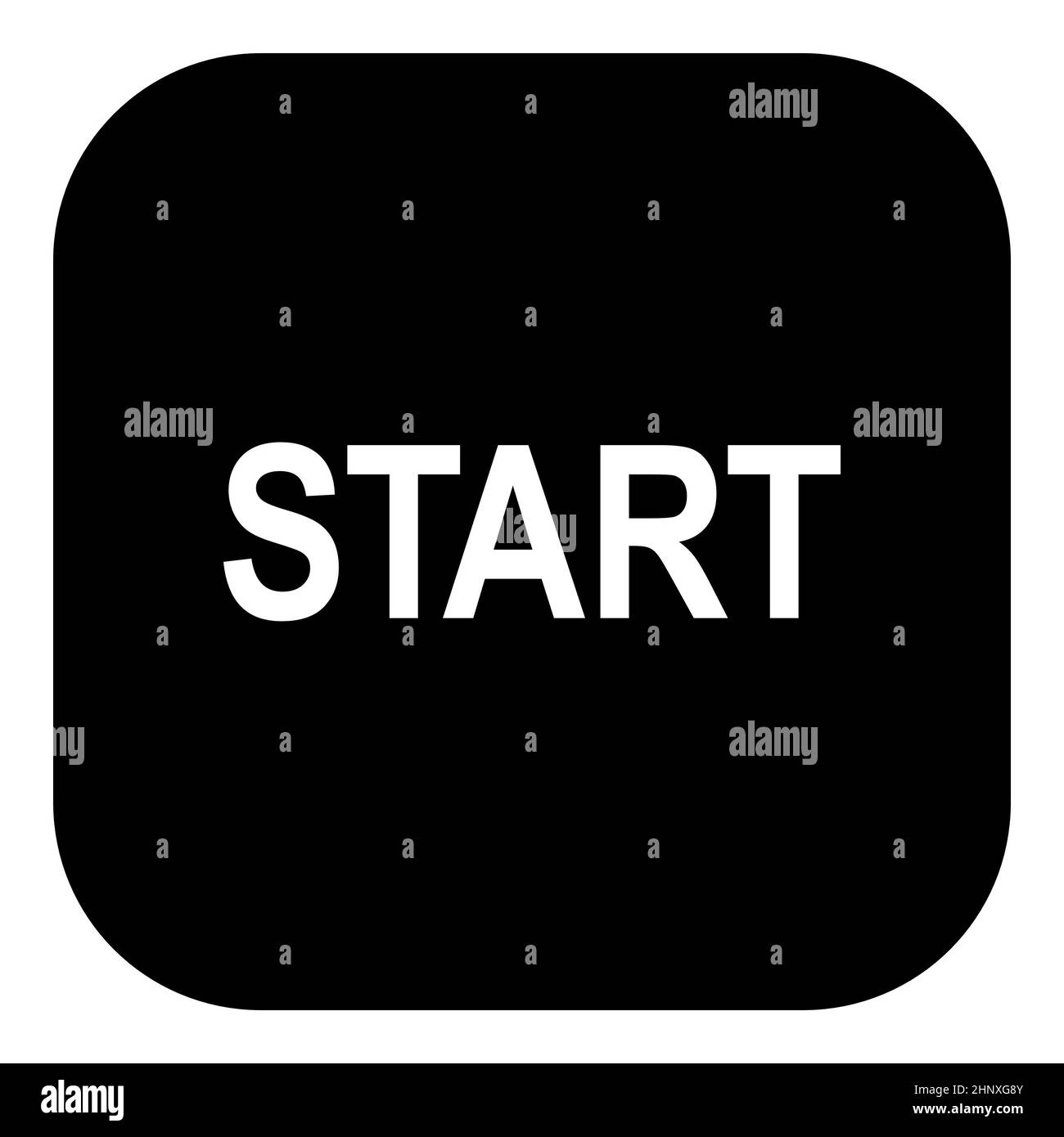 Start and app icon Stock Photo