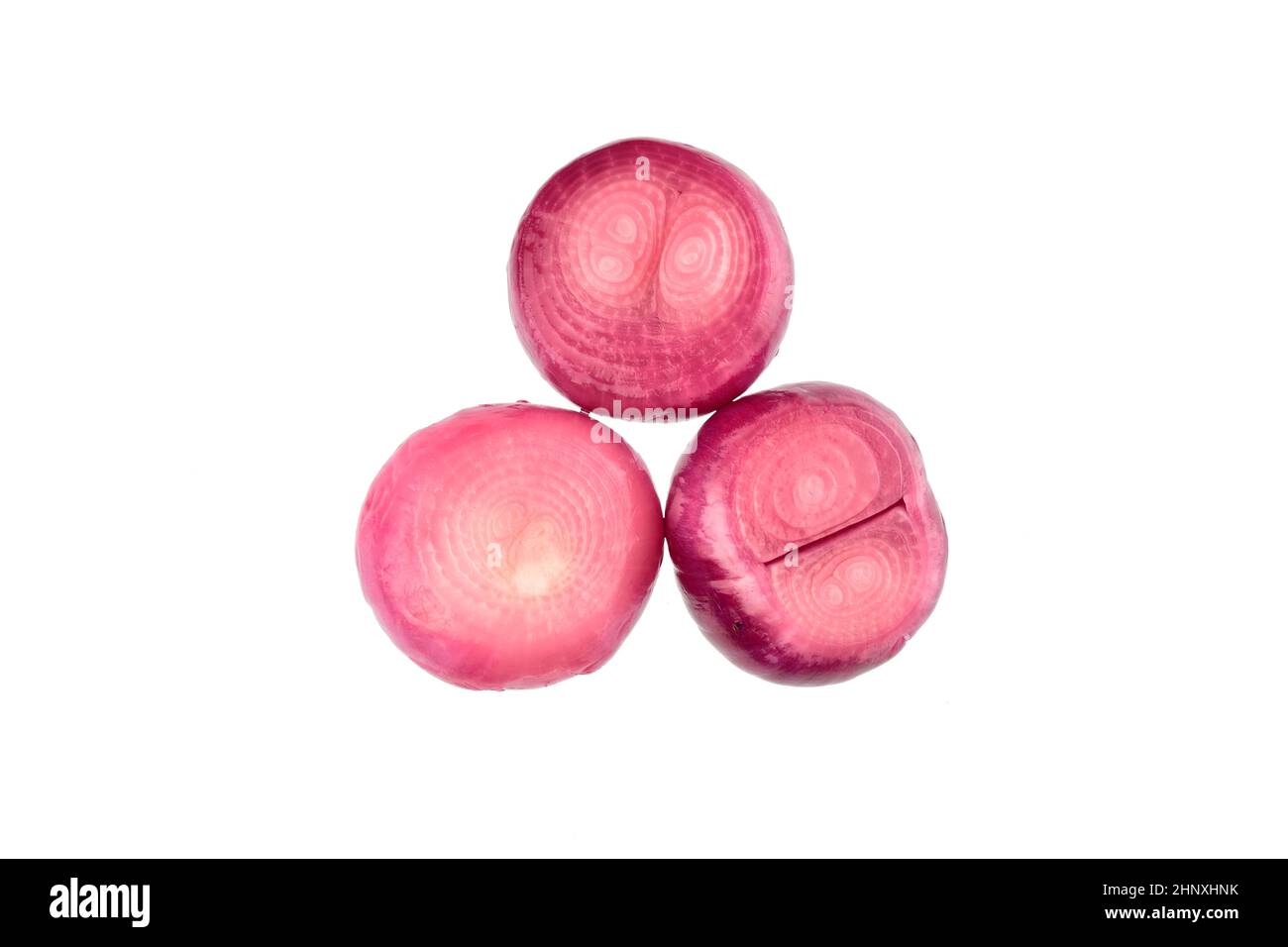 pickled onion isolated on white background Stock Photo