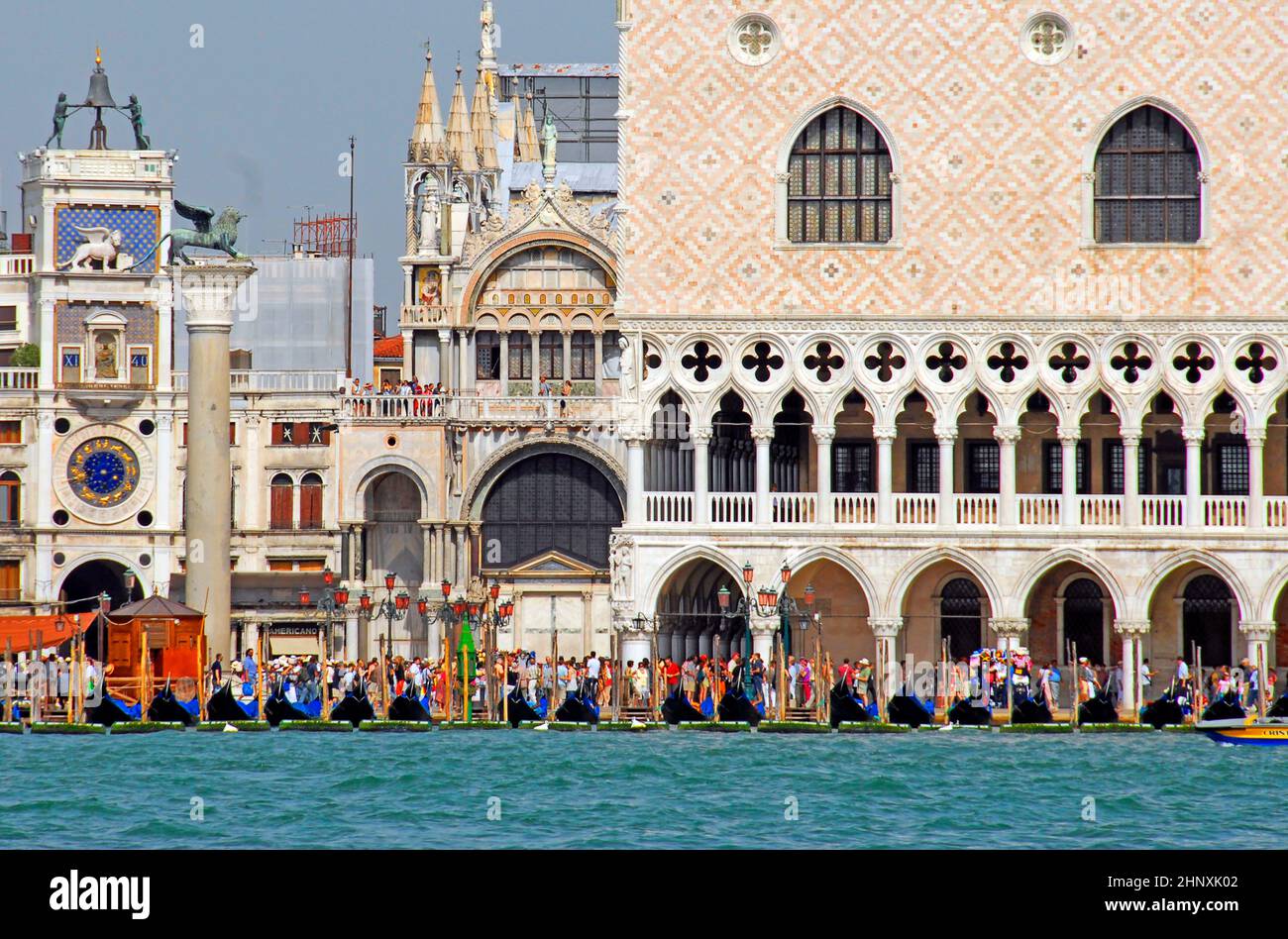 St Mark's Square and  Doge's Palace, Venice, Italy Stock Photo