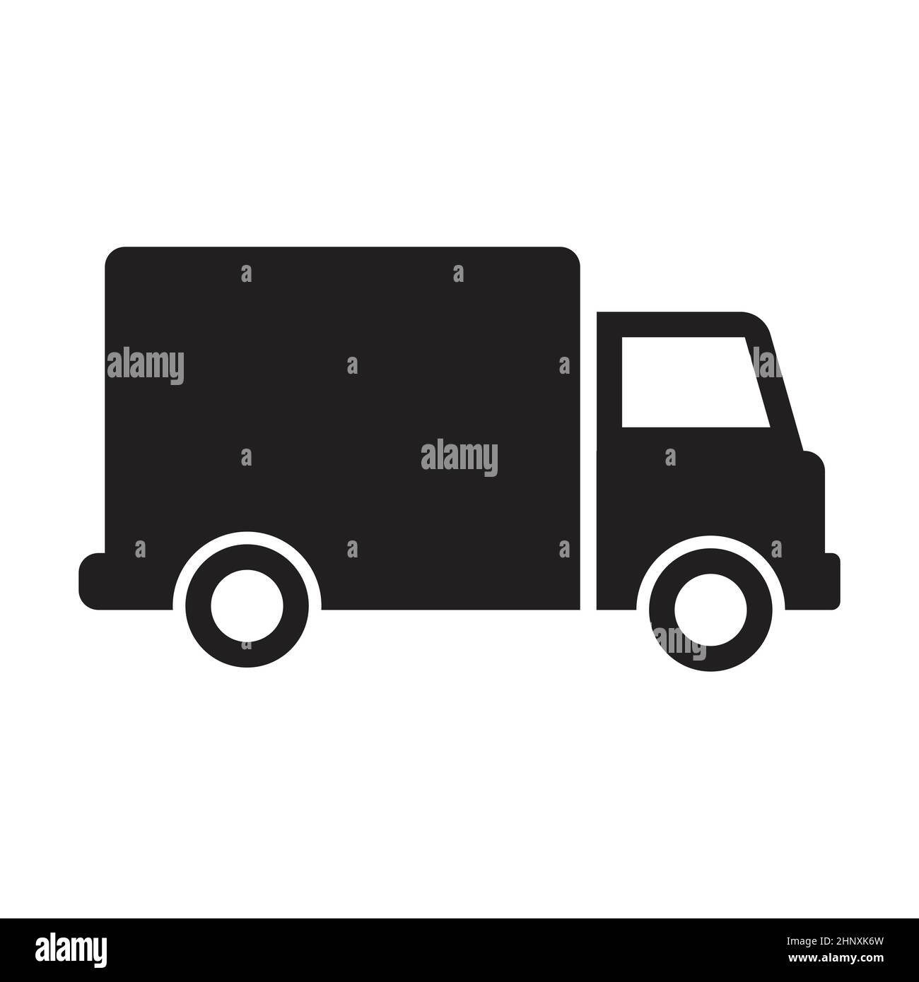 cargo truck icon vector transportion concept for graphic design, logo ...