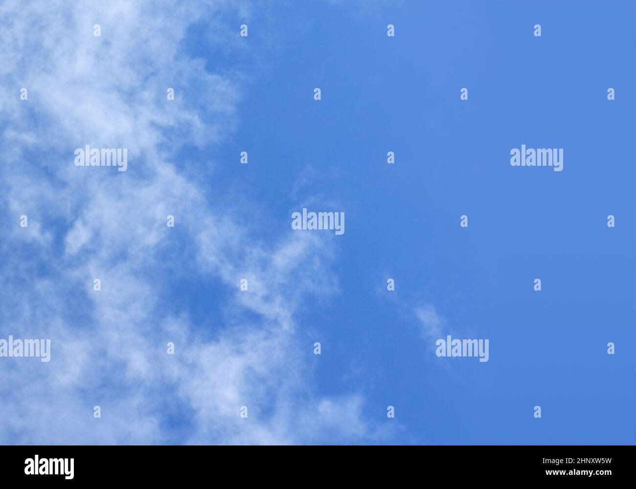 Blue sky background with white clouds. Panorama Stock Photo - Alamy