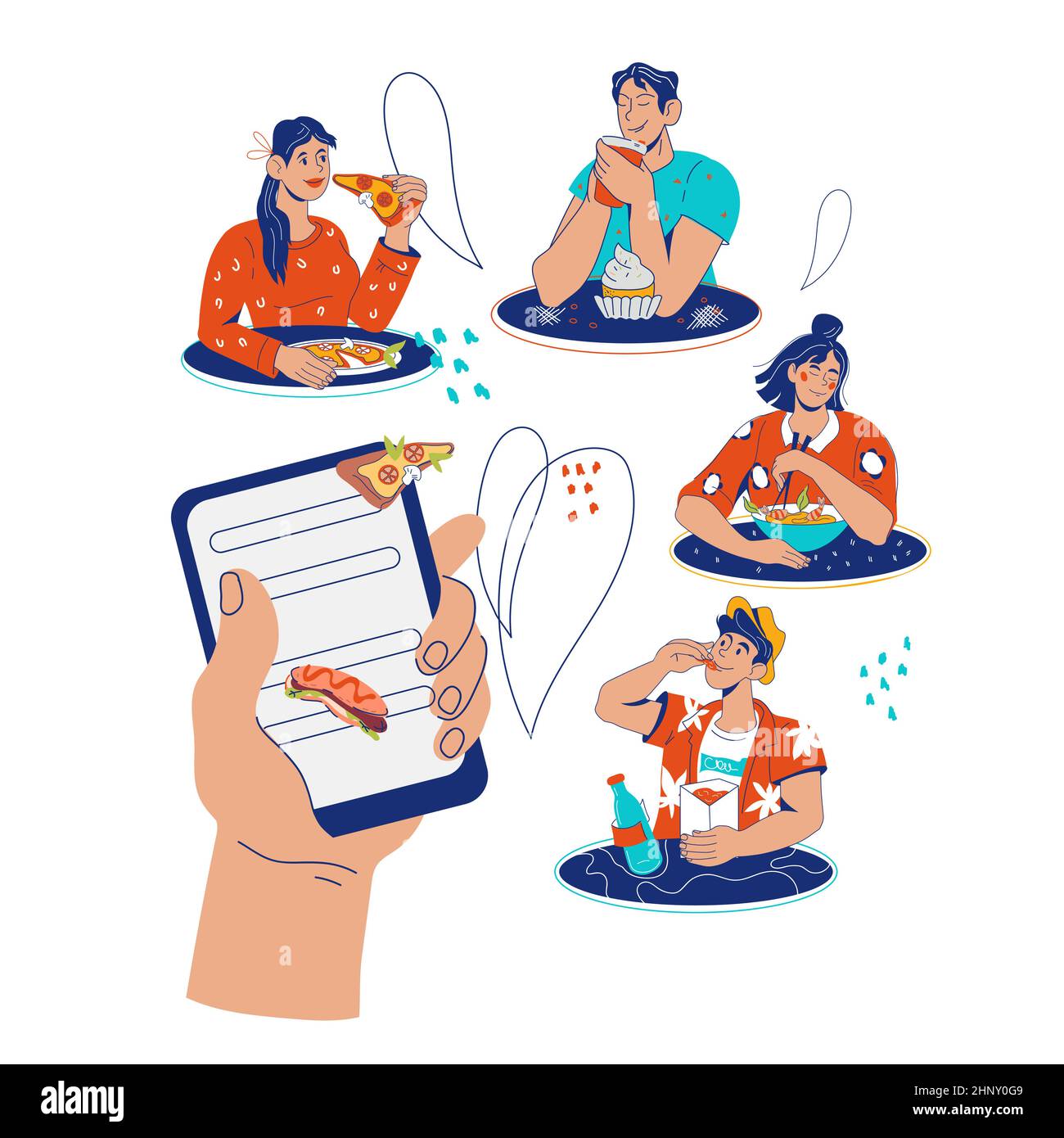 Order ready meals online, restaurant meals with home delivery banner