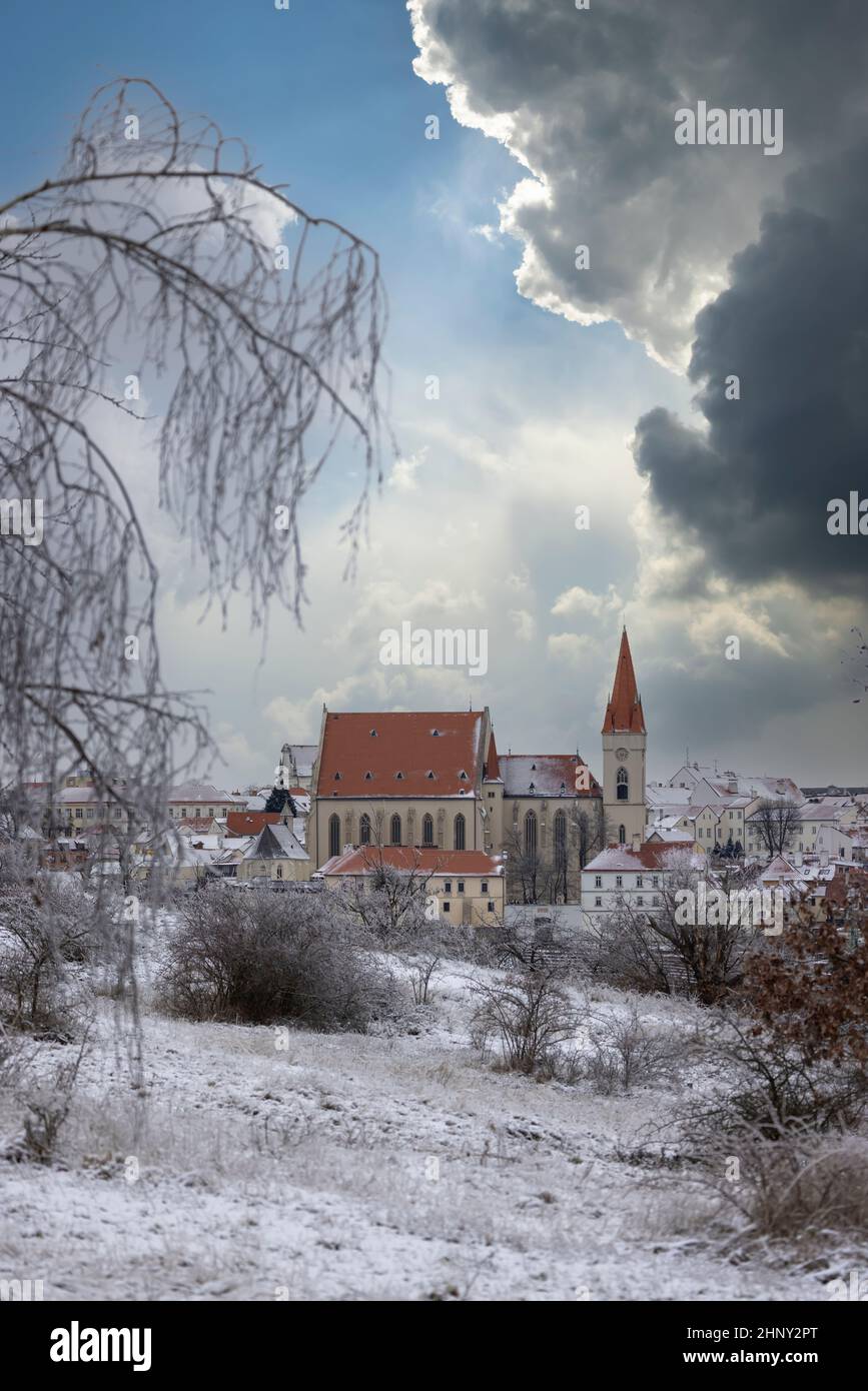 Historical town Znojmo, Southhern Moravia, Czech Republic Stock Photo
