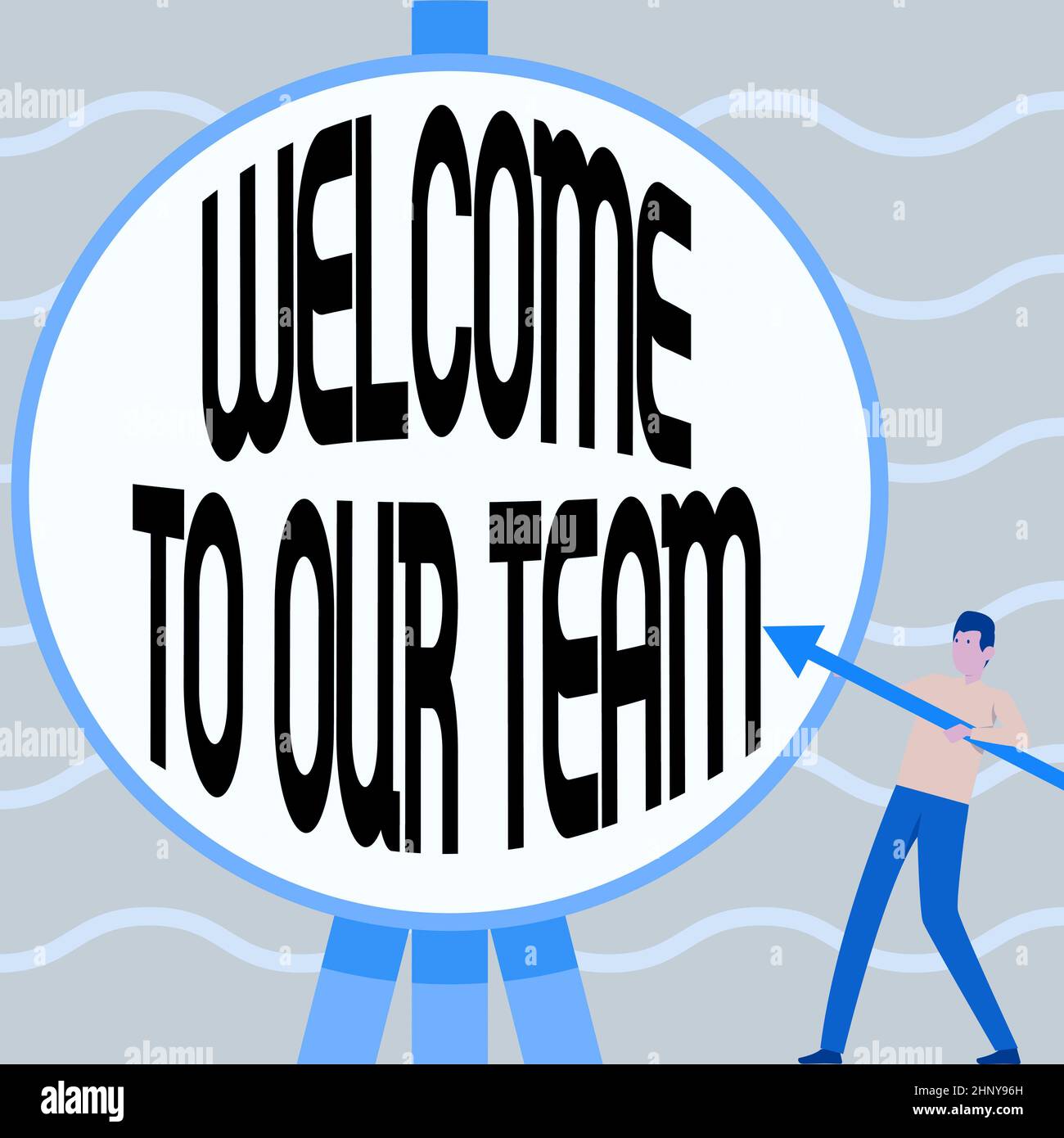 Conceptual display Welcome To Our Team, Business approach introducing ...