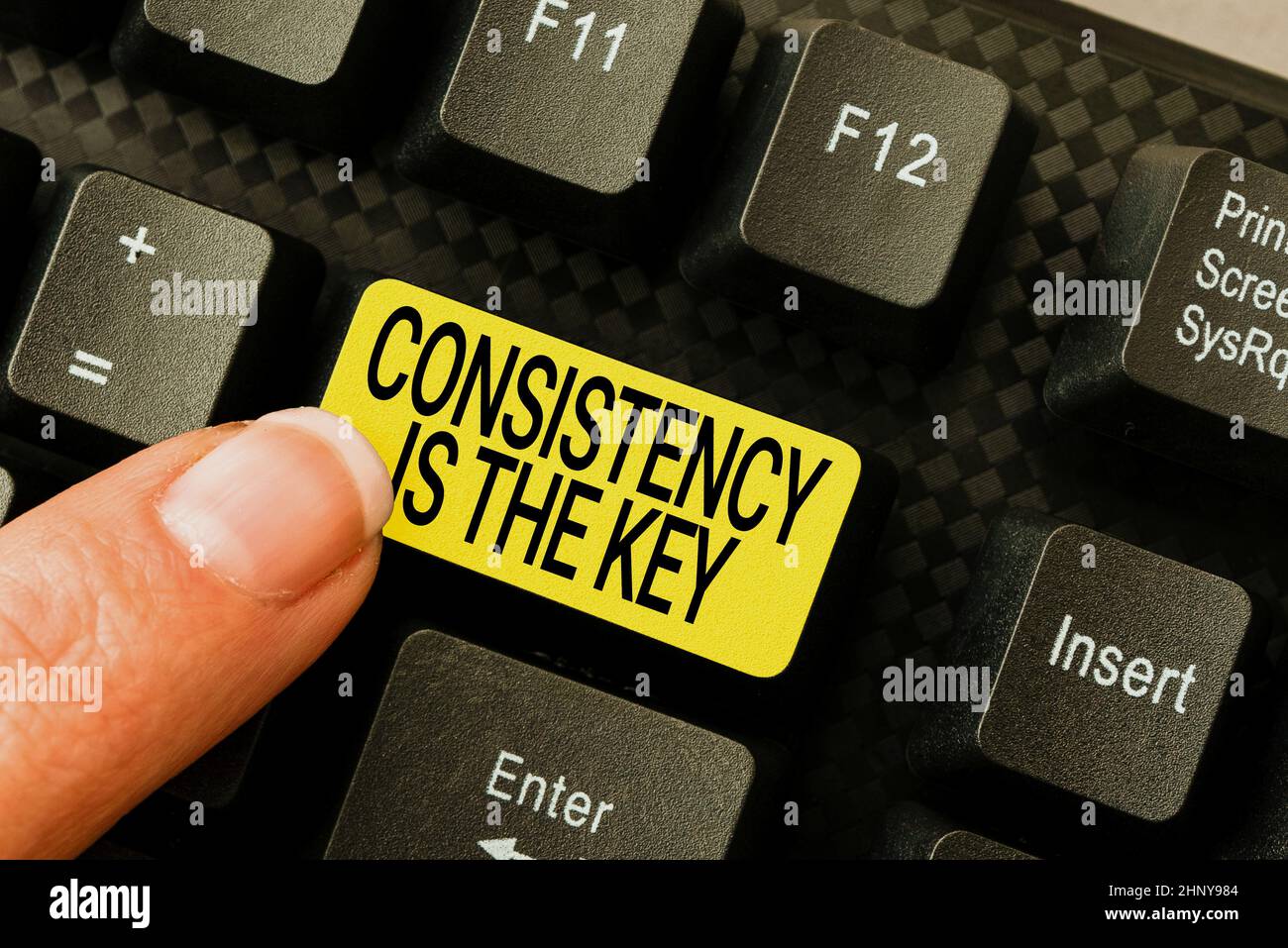 Consistency motivational hi-res stock photography and images - Alamy