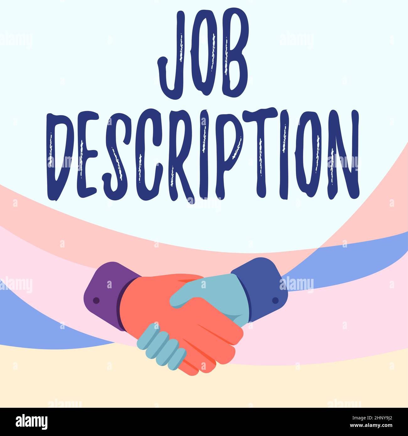 Inspiration showing sign Job Description, Conceptual photo a formal