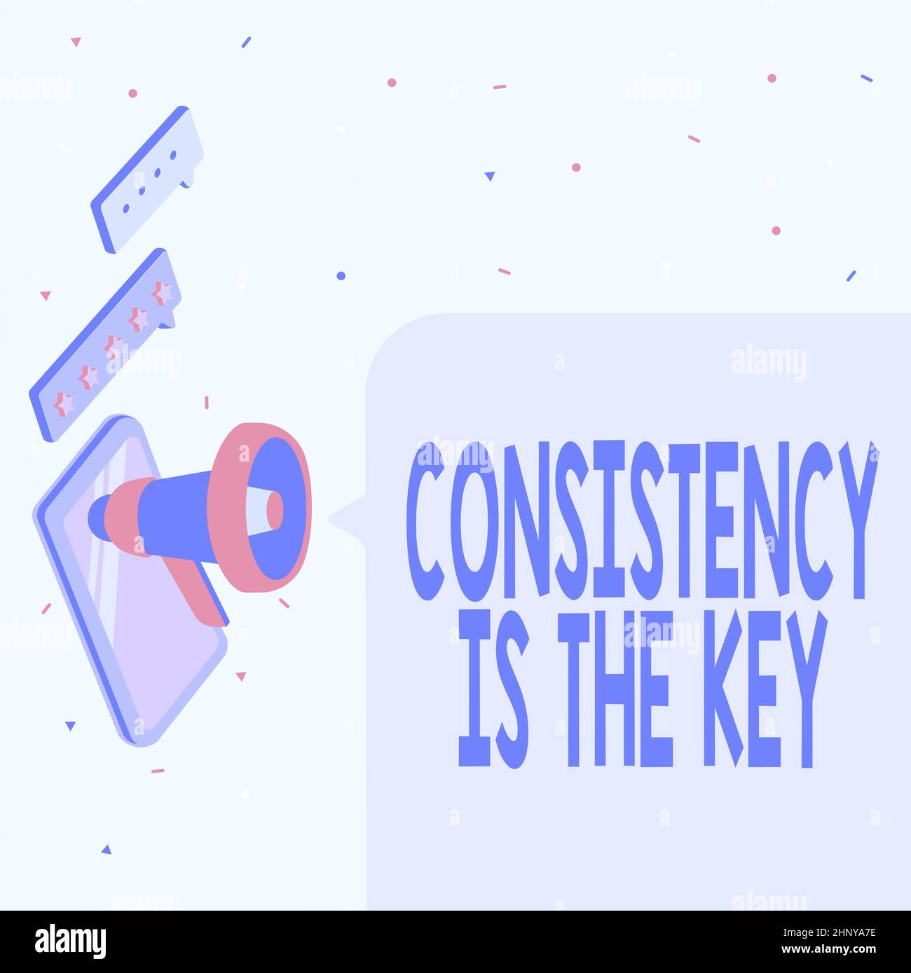 Text showing inspiration Consistency Is The Key, Internet Concept by ...