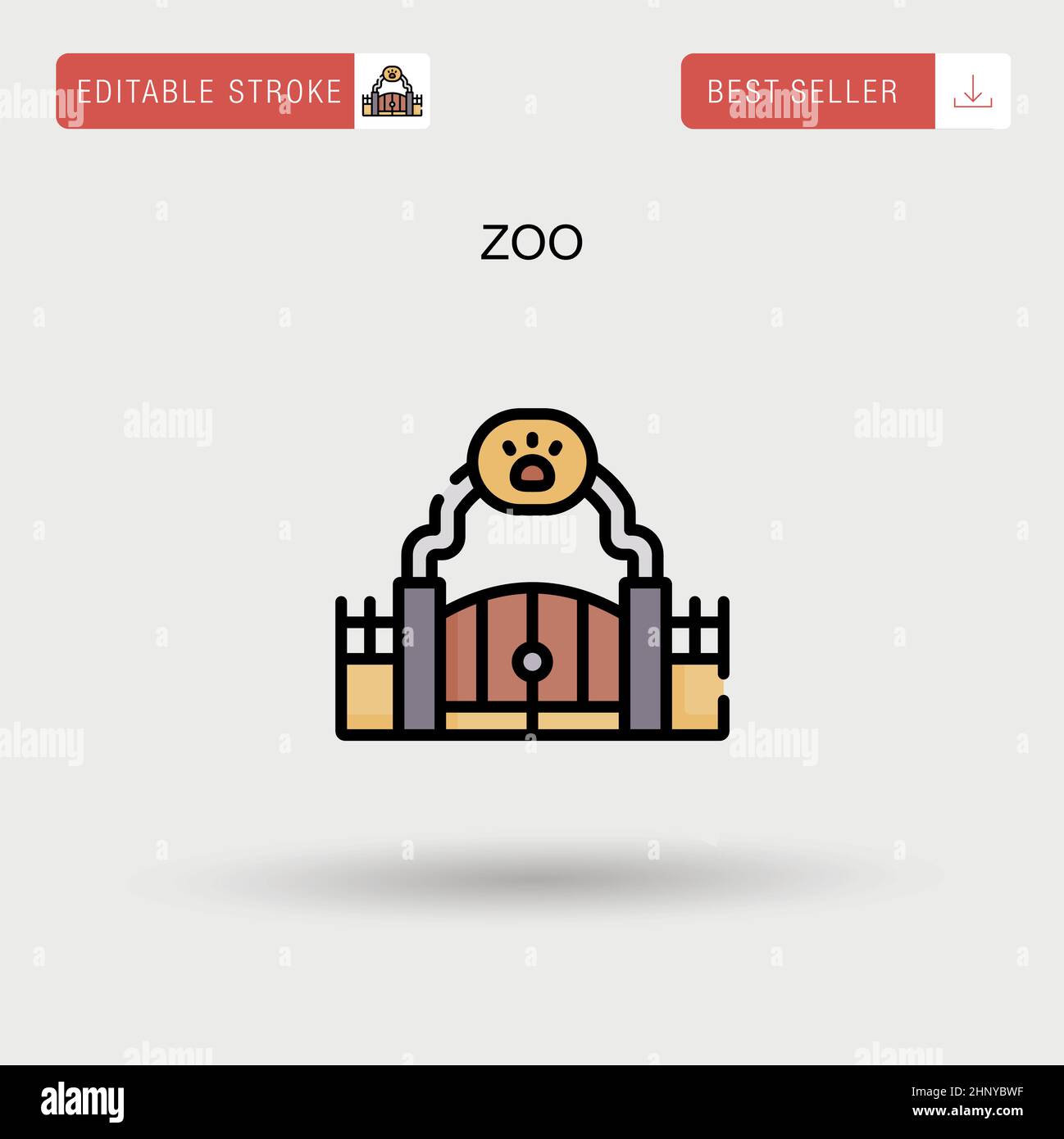 Safari park gate Stock Vector Images - Alamy