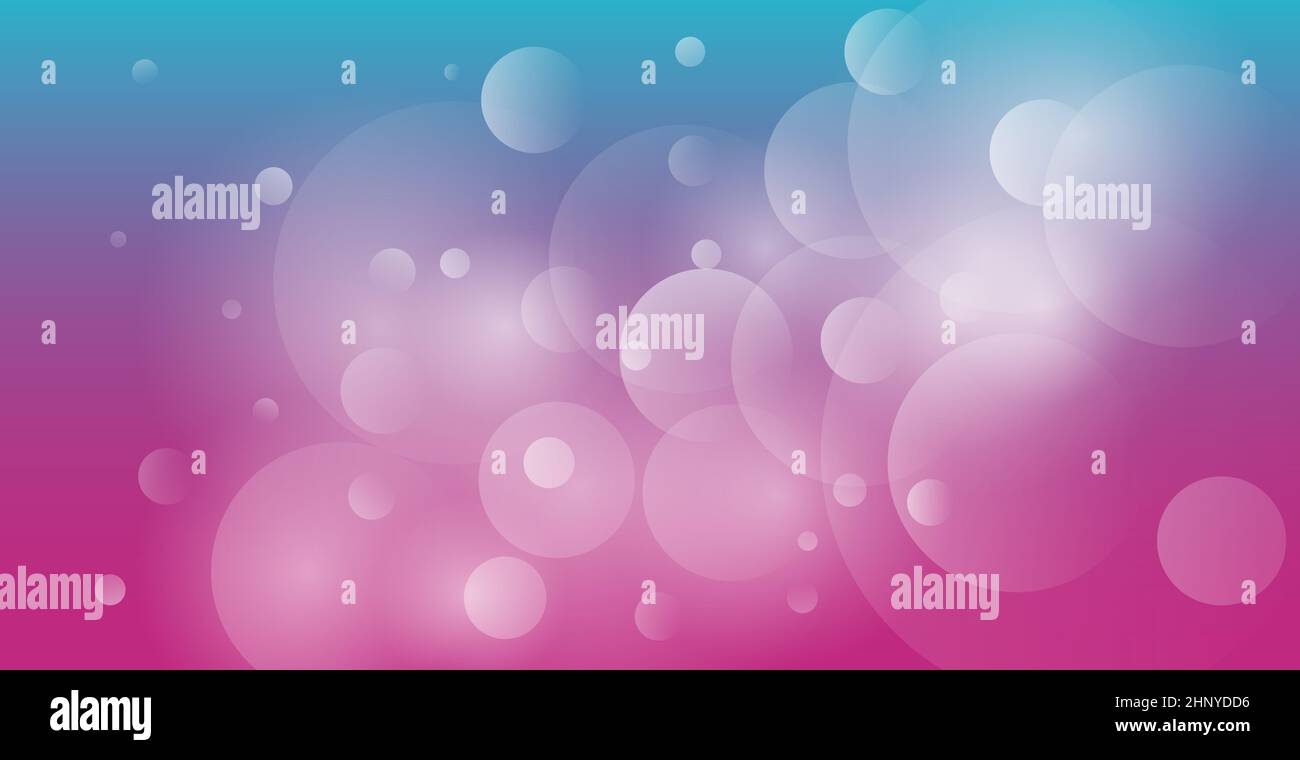 Abstract multicolored blurred bokeh on red background - Vector ...