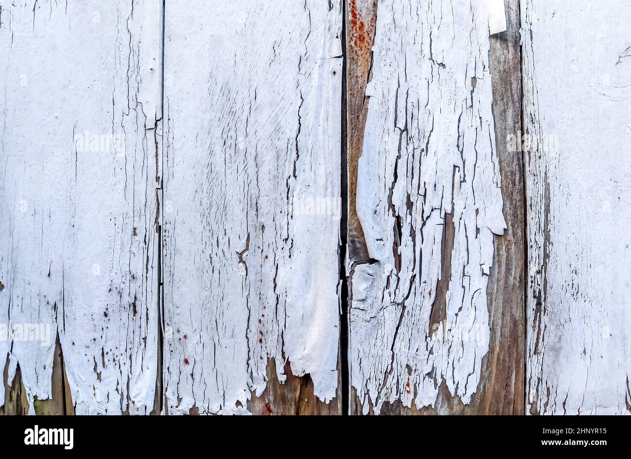 Vintage wooden planks background texture with white peeling paint Stock ...