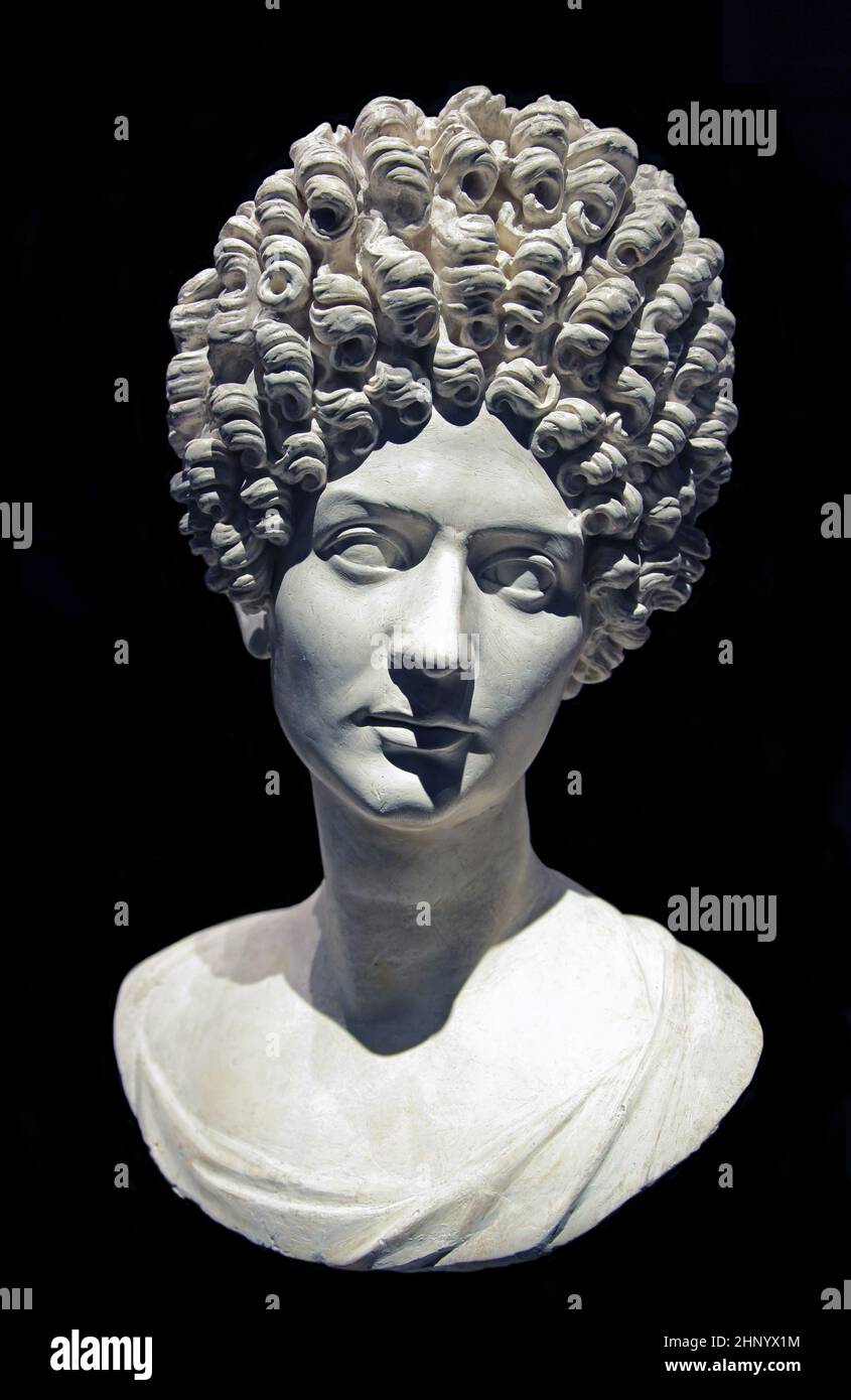 The Fonseca Bust.Marble portrait bust of a young flavian woman.Famous